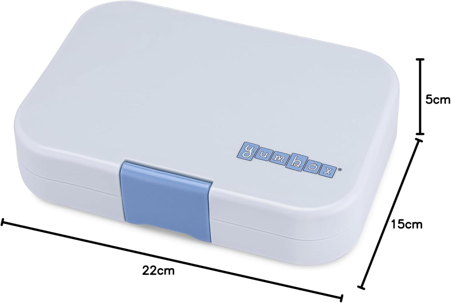 Auslaufsichere Bento-Lunchbox, Hazy Grey (Paris-tablett)