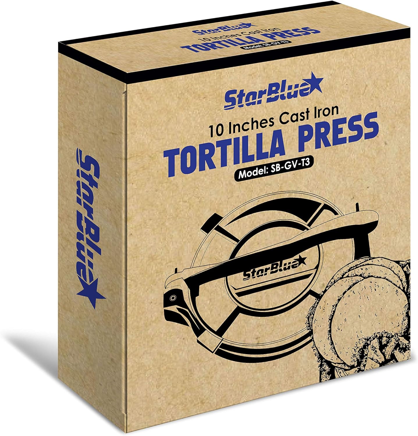 Tortilla-Presse, 10 INCH