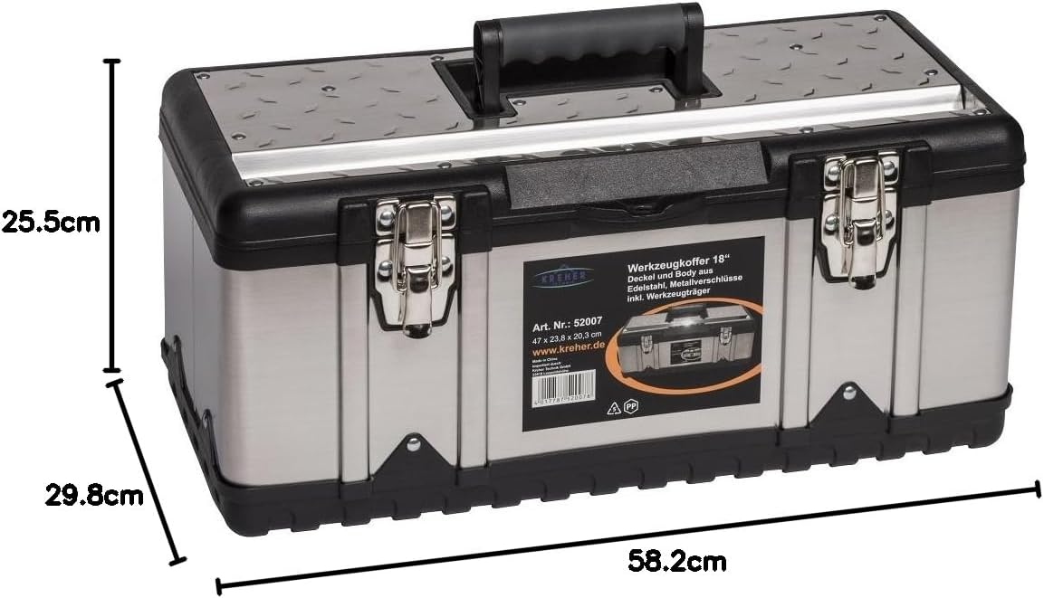 Werkzeugkoffer PROFI, Breite 47 cm, Tiefe 23,8 cm, Höhe 20,3 cm