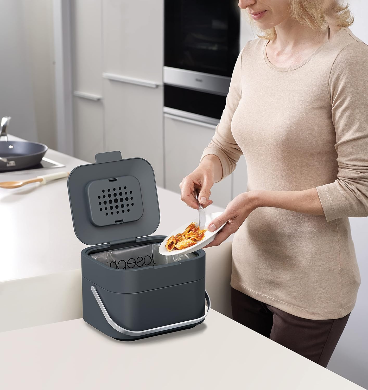 Komposteimer Stack, Graphit Single