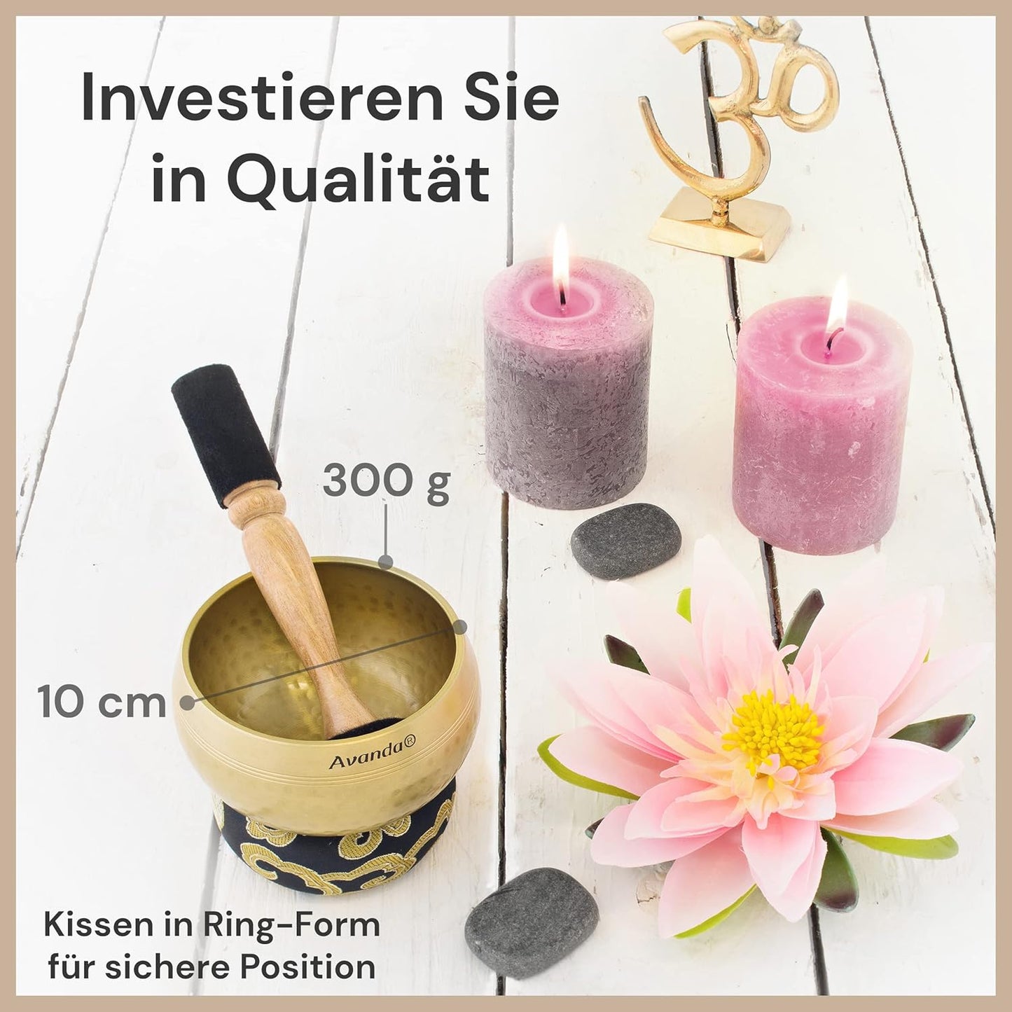Tibetische Klangschale, Durchmesser 10,0 cm