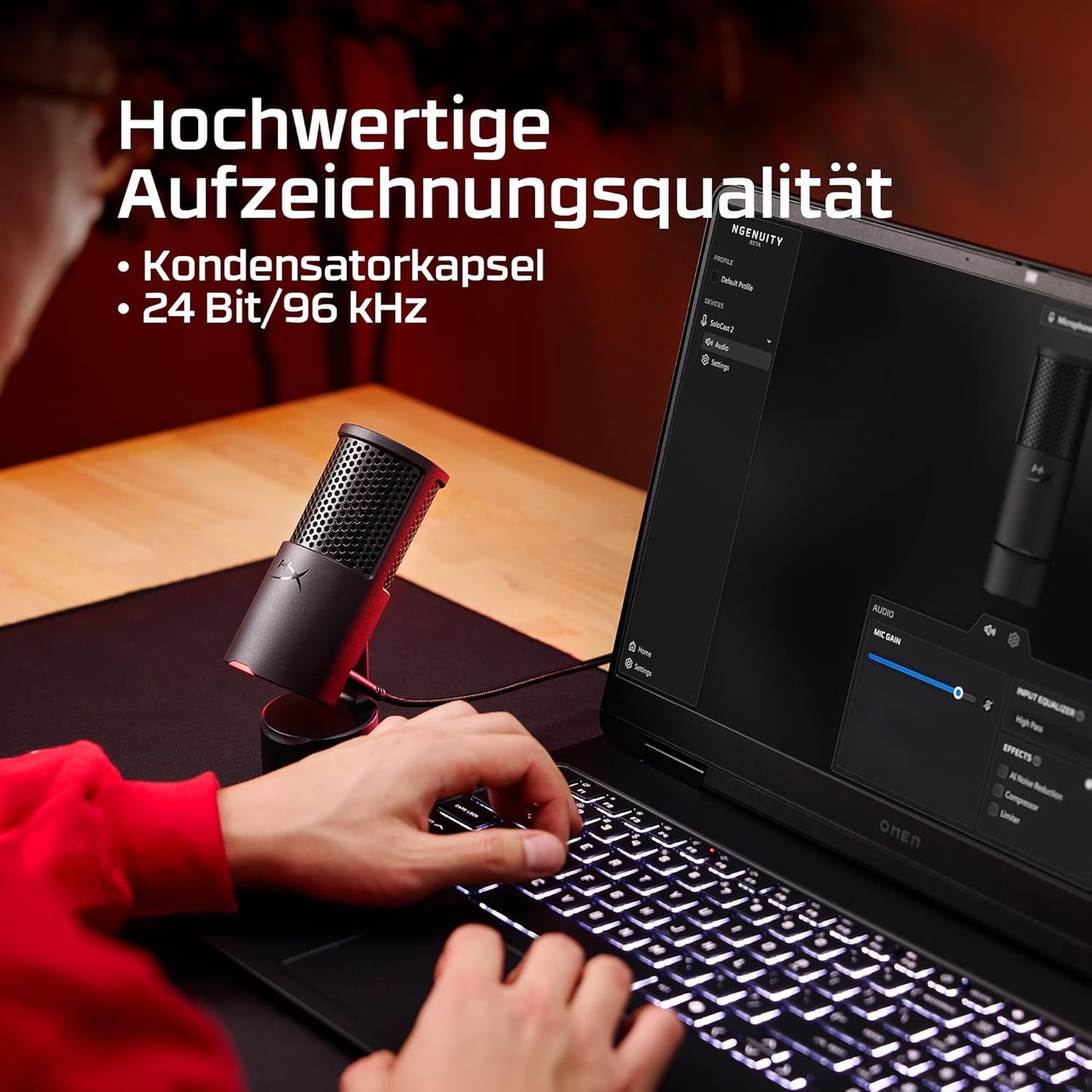 SoloCast 2 USB-Mikrofon mit Tap-to-Mute-Funktion, SoloCast 2