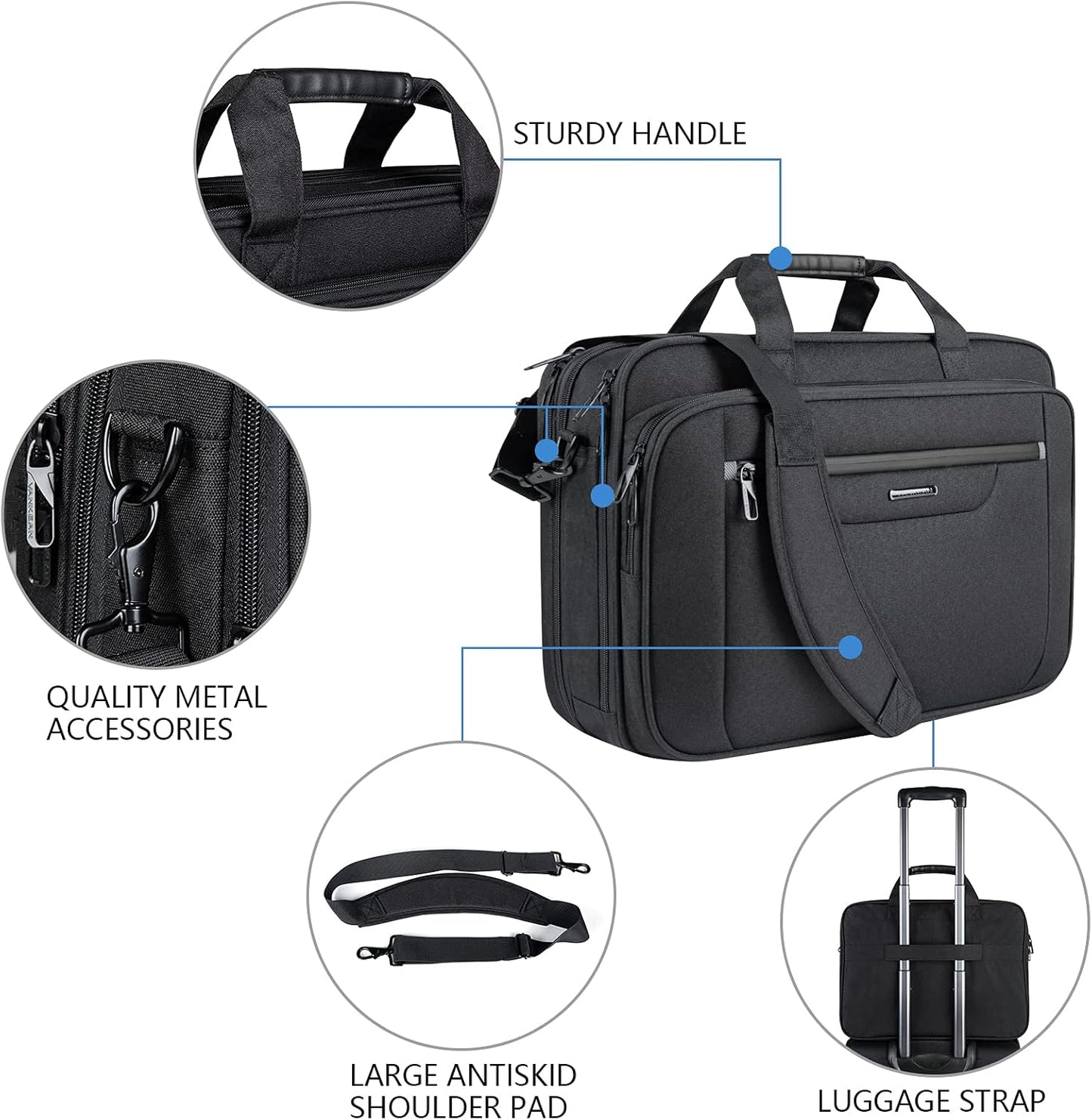Laptop-Aktentasche für Laptops