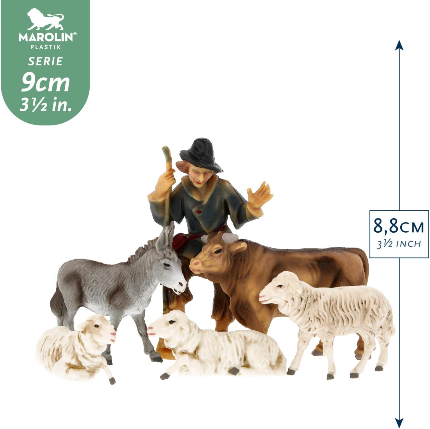 Tiergruppe mit Schäfer Set (6-teilig)