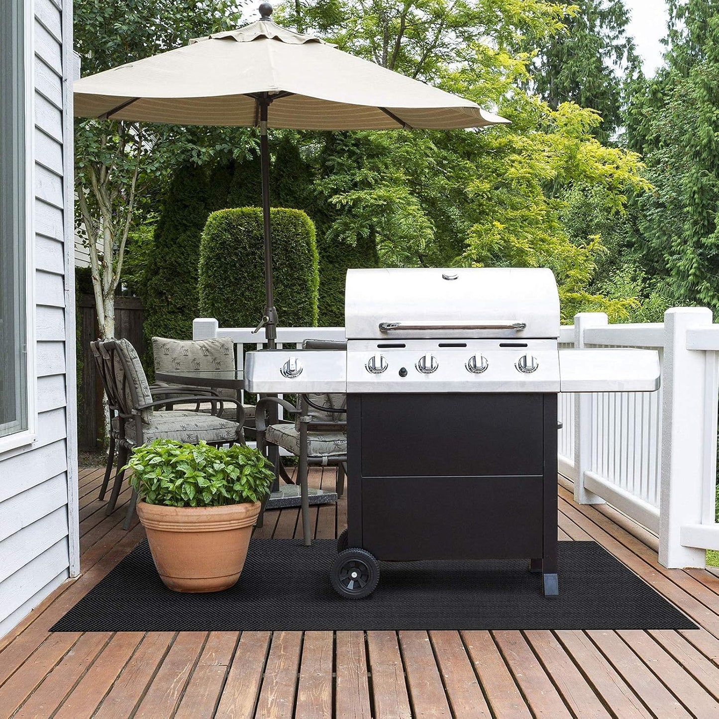 Grillschutzmatte für Outdoor-Grills, 90 x 120 cm, 90 x 120 cm Catania