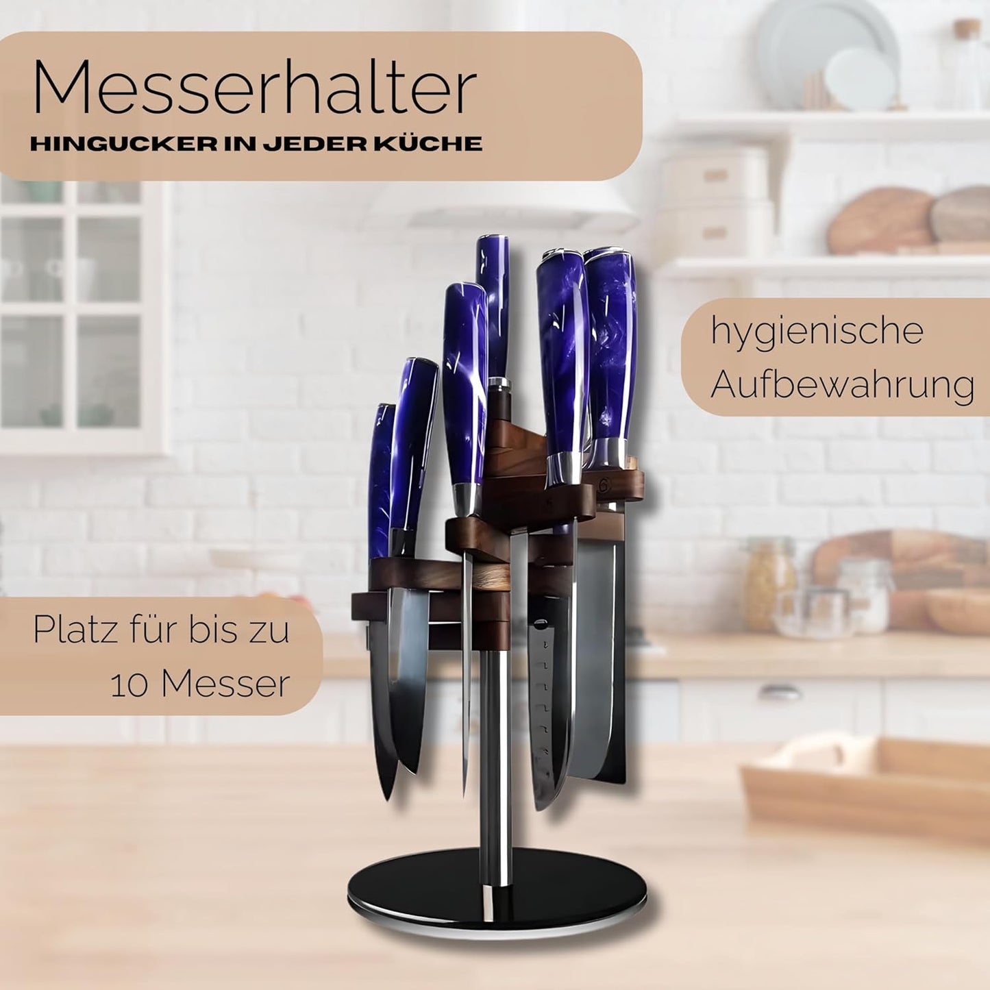 Drehbarer Messerhalter