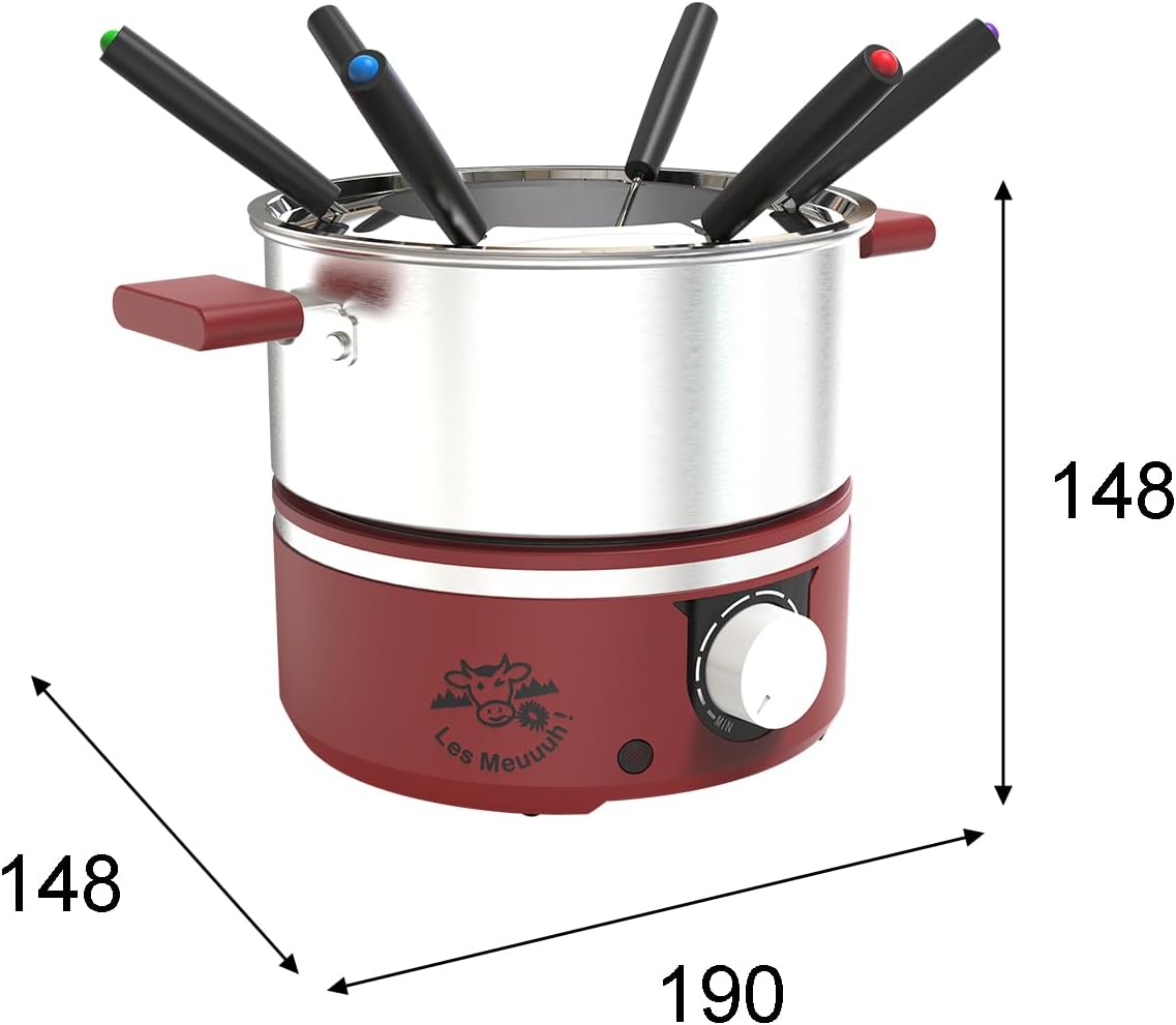 Fondue-Set für 6 Personen, Piment