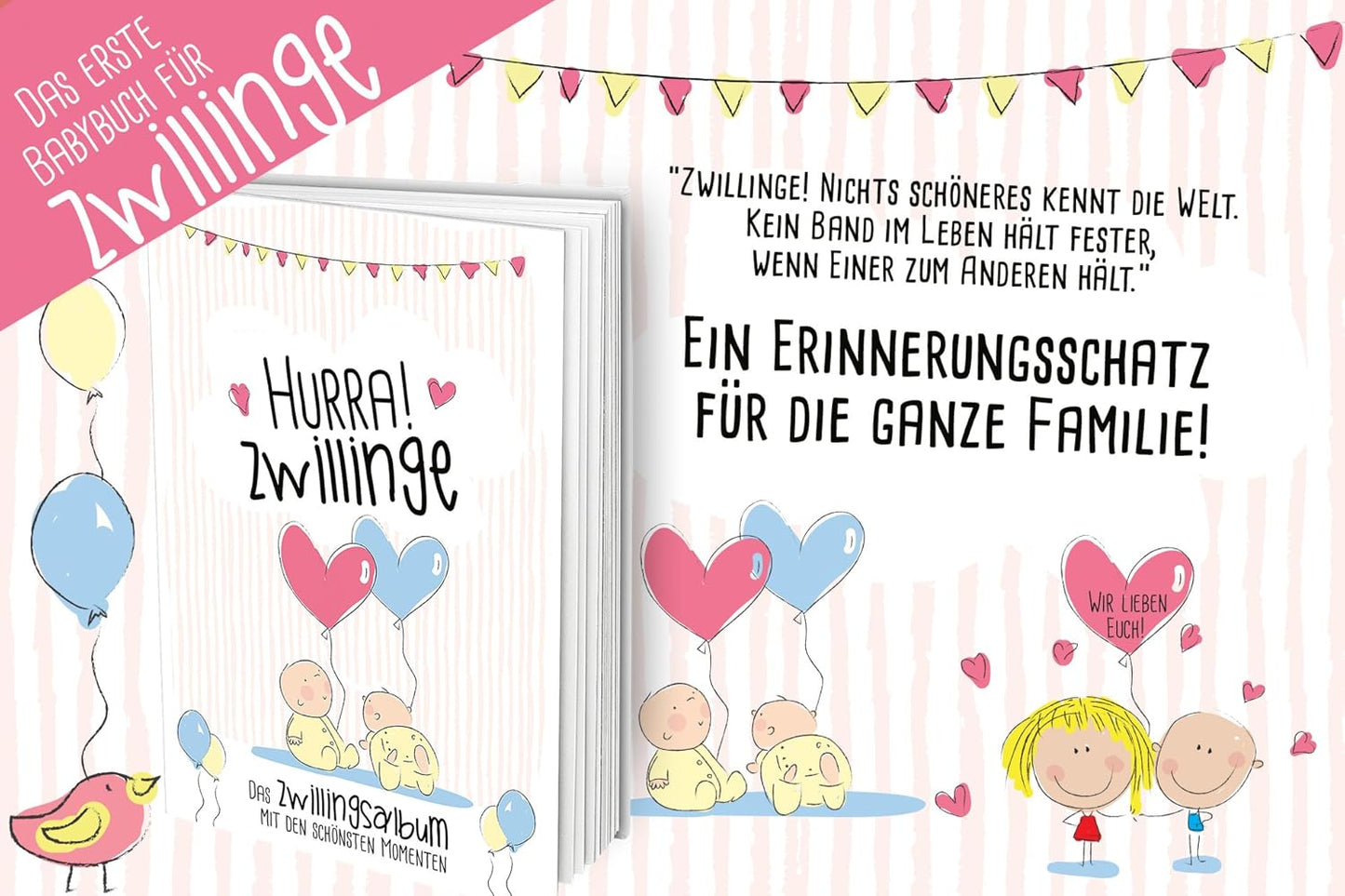 Hurra! Zwillinge - Das 1. Eintragealbum