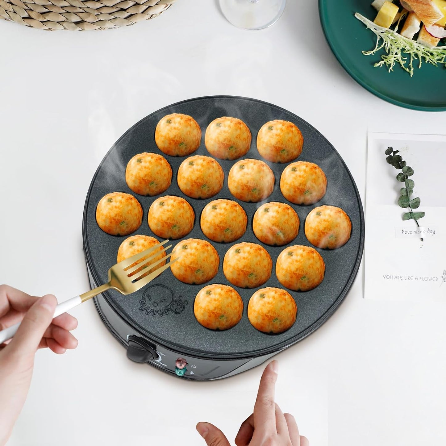 Takoyaki Maker mit Temperaturregelung
