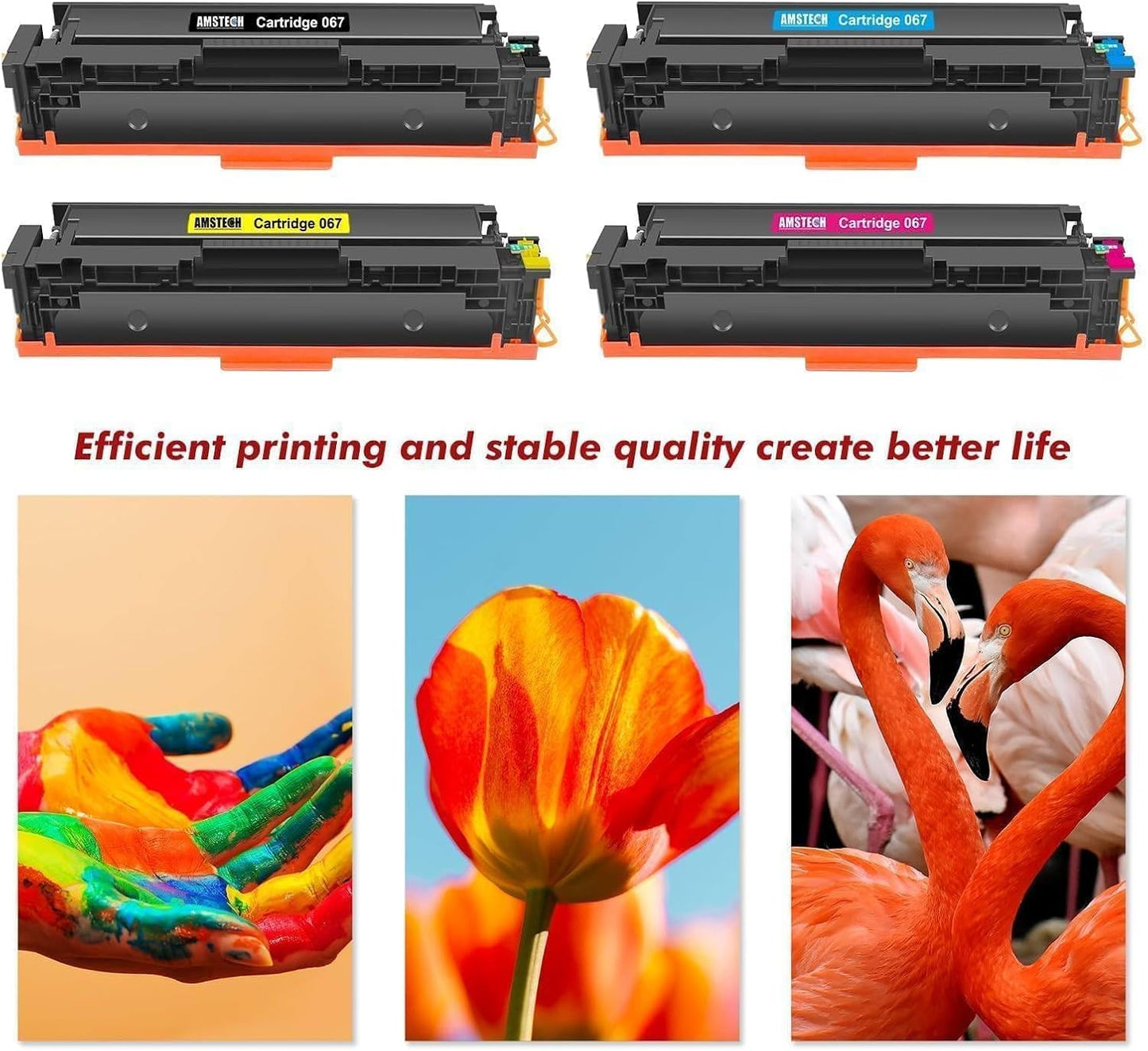 067 067H MF657Cdw Toner-Set für Canon i-SENSYS Drucker, 4 Stück