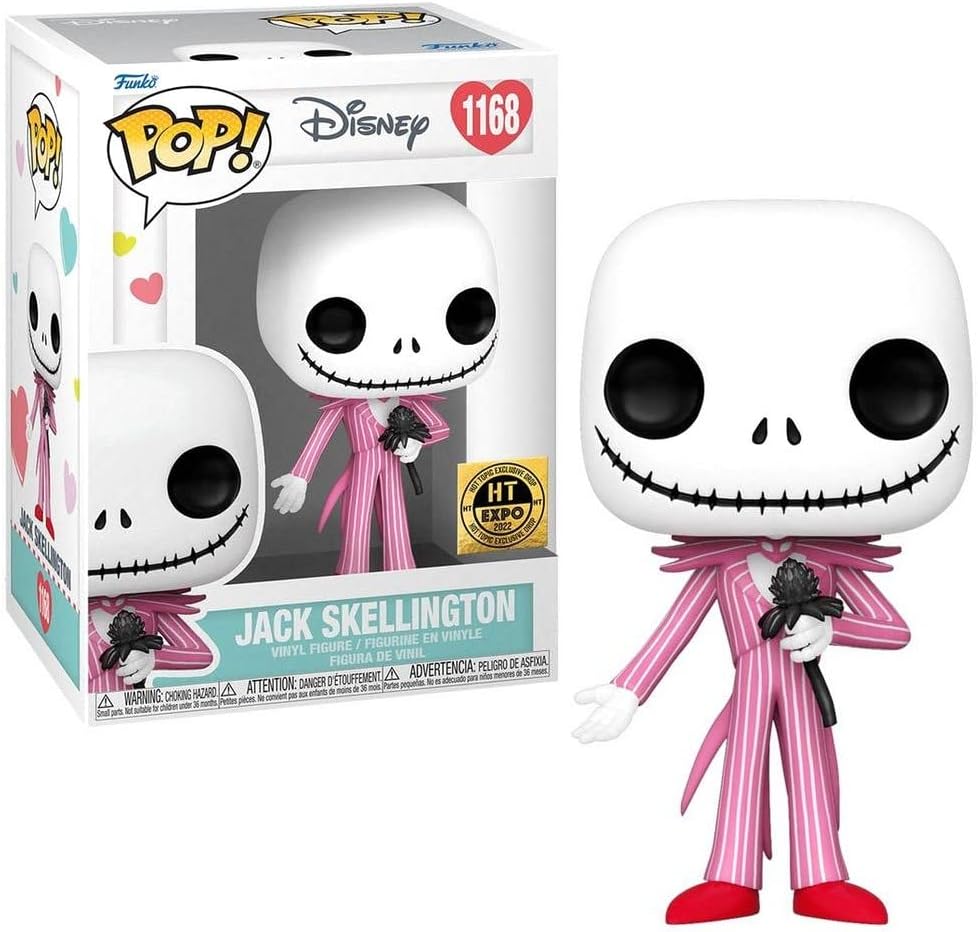 Pop The Nightmare Before Christmas Jack with Pink und Red Suit Limitierte Auflage