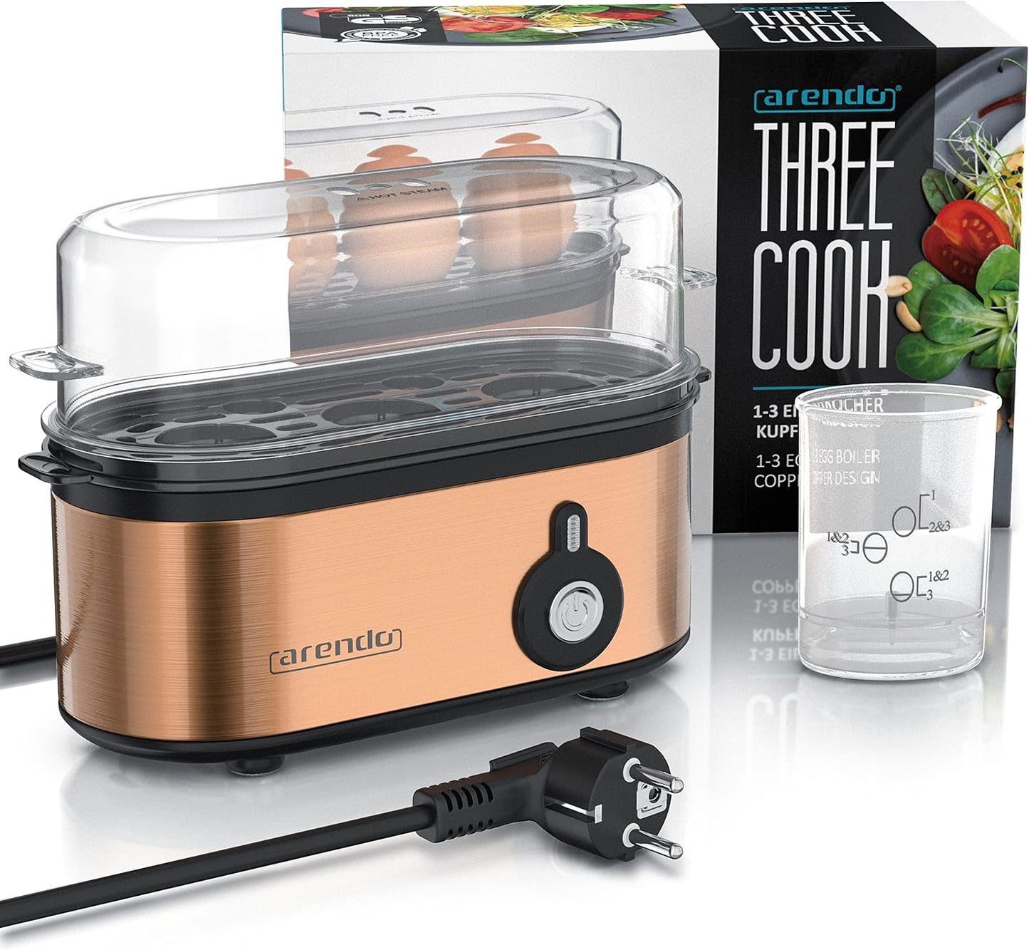 Eierkocher Threecook, Kupfer