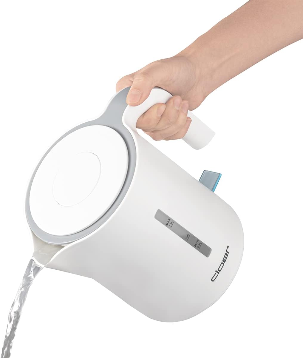 Wasserkocher 1,2L mit Trockengehschutz, Weiss ; 1.2Liter
