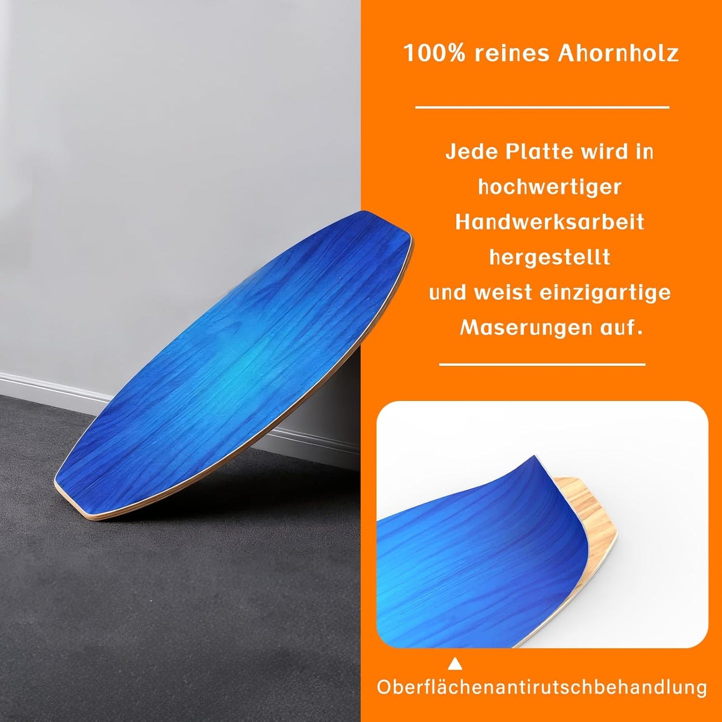 Balance Board Set mit Korkrolle und Halbkugel