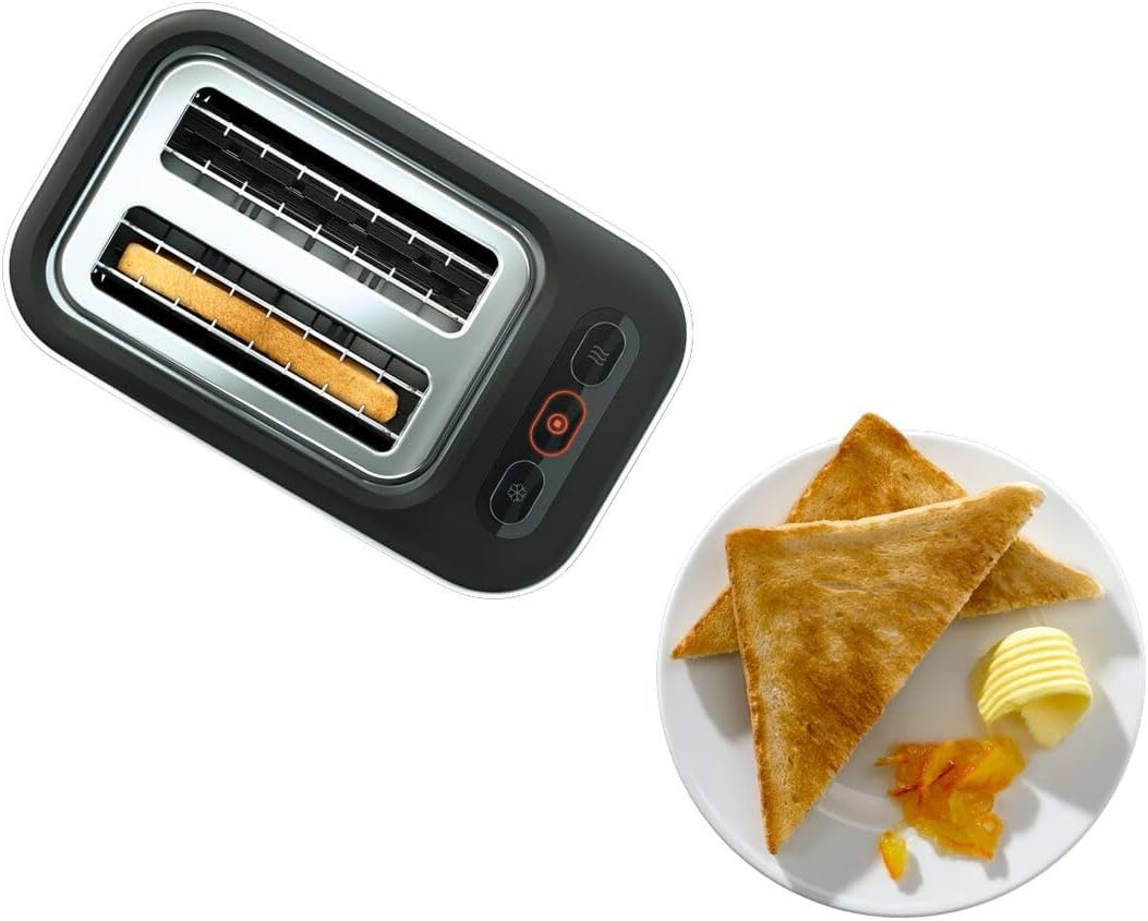 HT3000WH - Toaster für 2 Scheiben, Weiss 2 Slots Single
