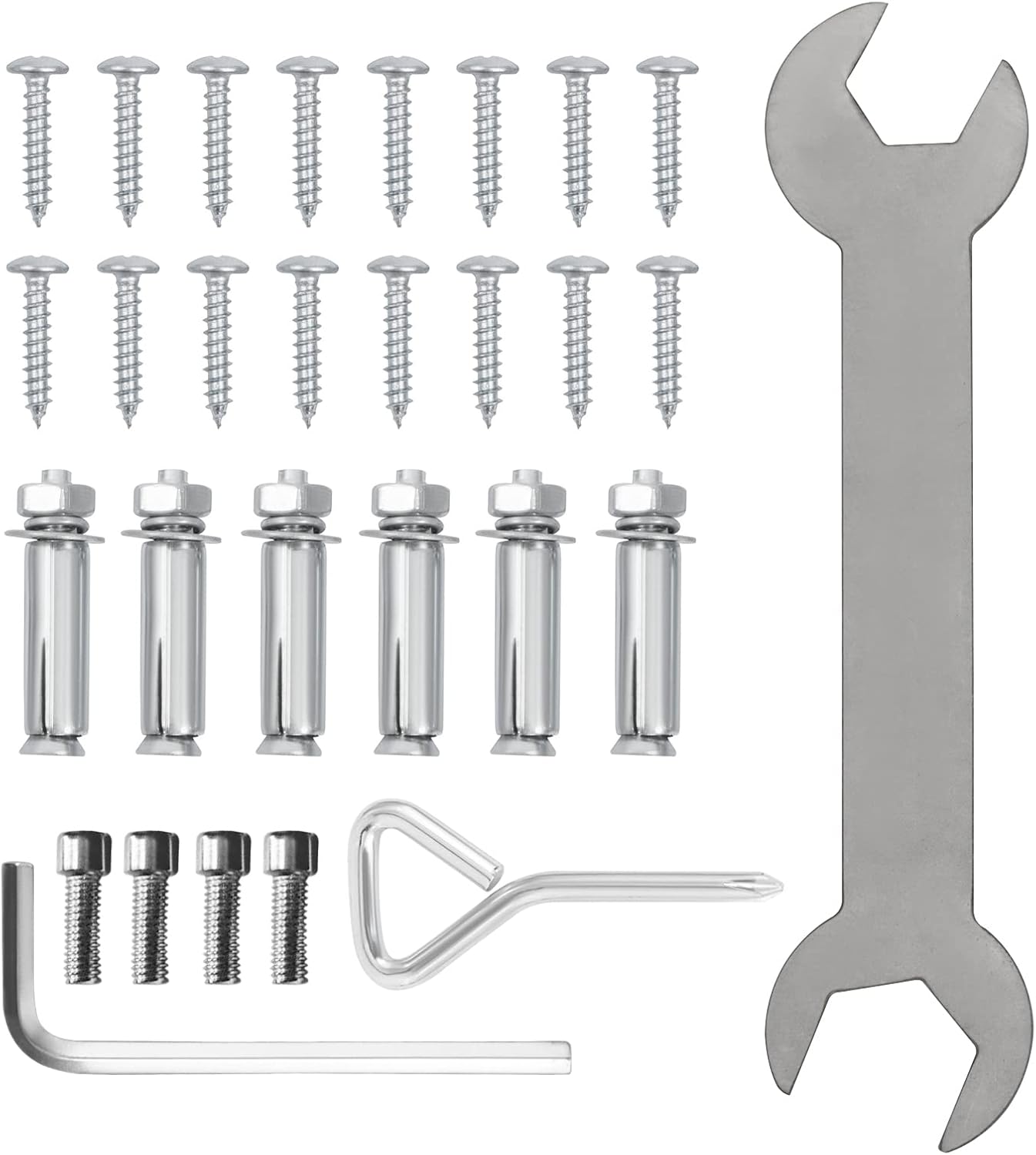Handlauf für 5 Stufen mit verstellbarem Winkel, 5 Step