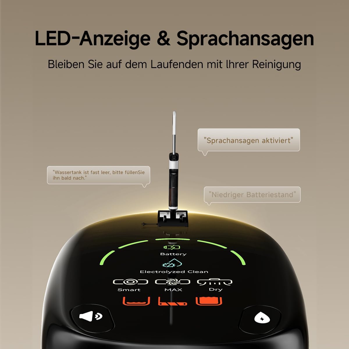 D500 Nass-Trockensauger mit Selbstreinigungsfunktion, Schwarz-weiss D500