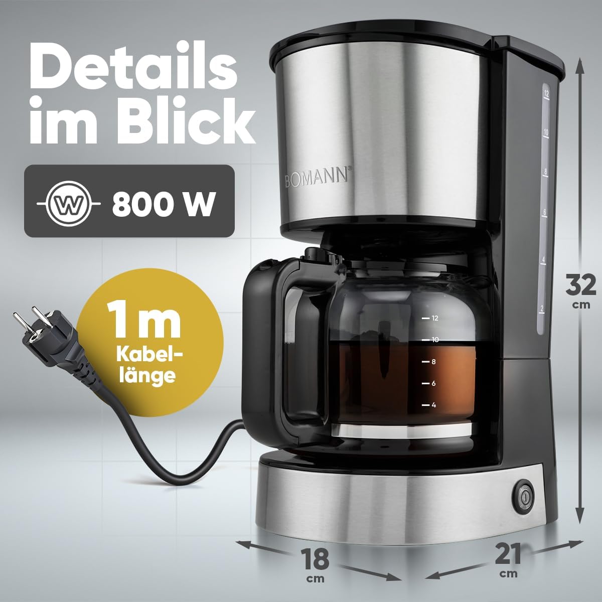 KA 6071 CB Kaffeemaschine mit Filter