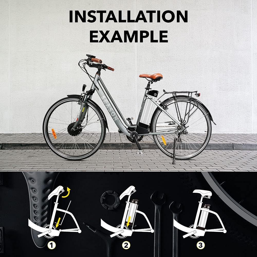 E-Bike Akku 36V für Elektrofahrrad (ohne Ladegerät), 36V10.4Ah - OHNE Ladegerät