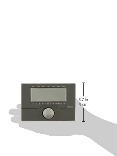 Elektronischer Uhrenthermostat für Raumtemperaturregelung, Anthrazit