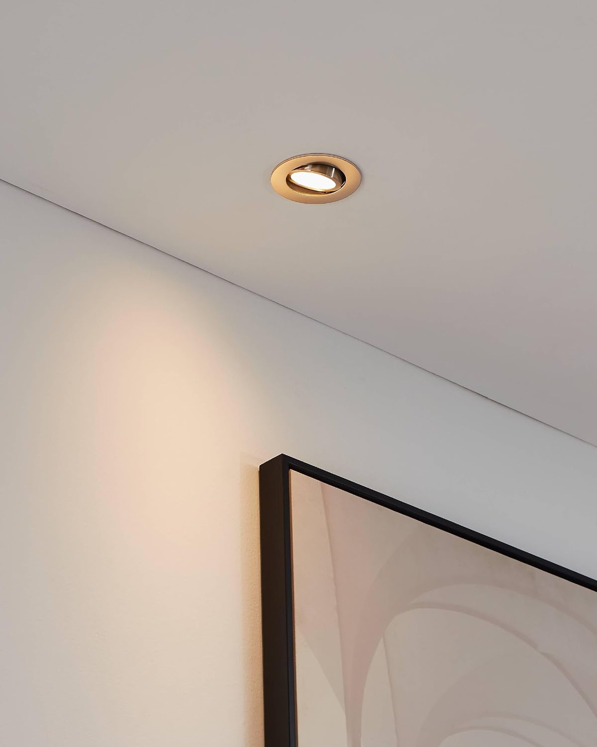 LED-Einbaustrahler Saliceto-Z, Ohne Fernbedienung Nickel-matt