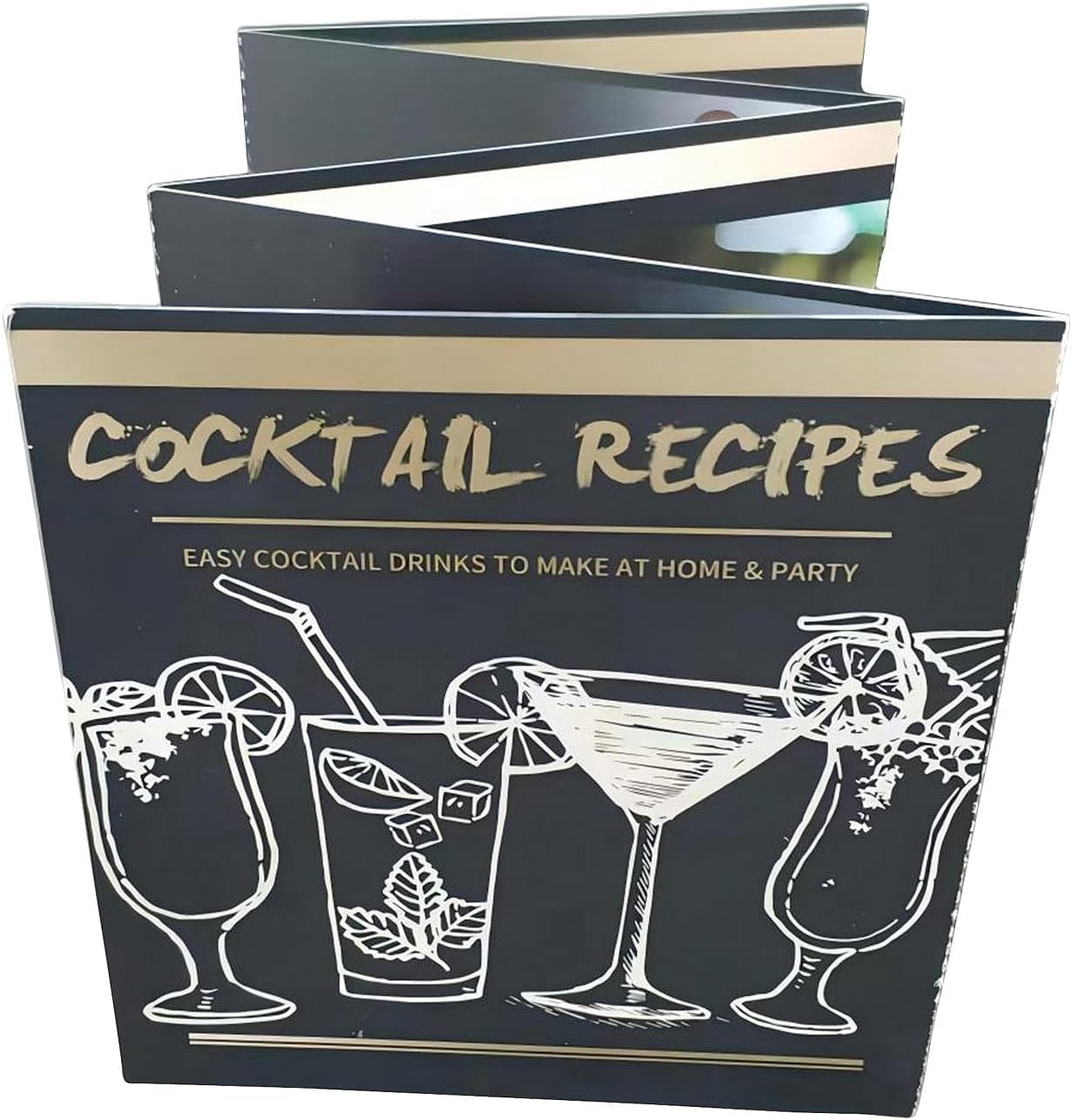 13-teiliges Cocktail-Shaker-Set mit Rezepten und Ständer