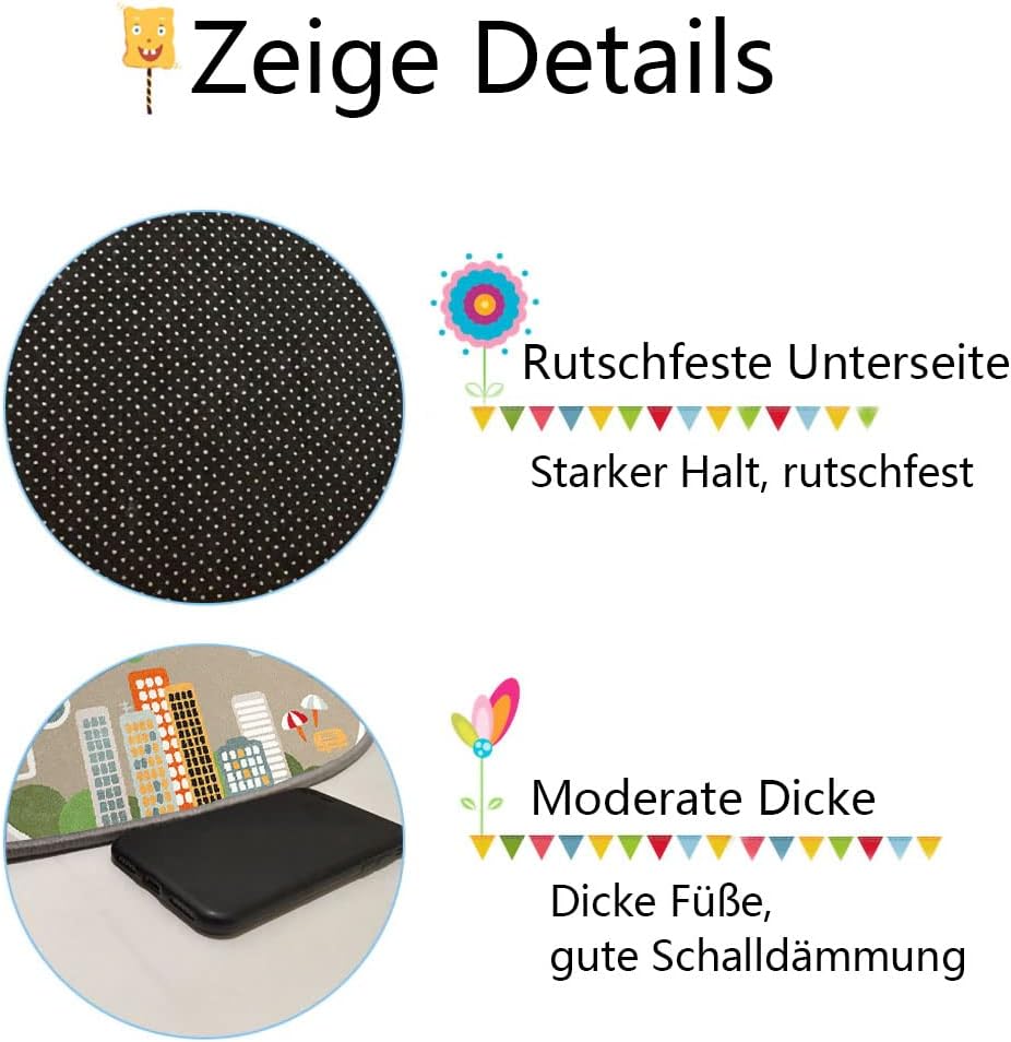 Spielteppich Strasse, 80 * 120 cm F