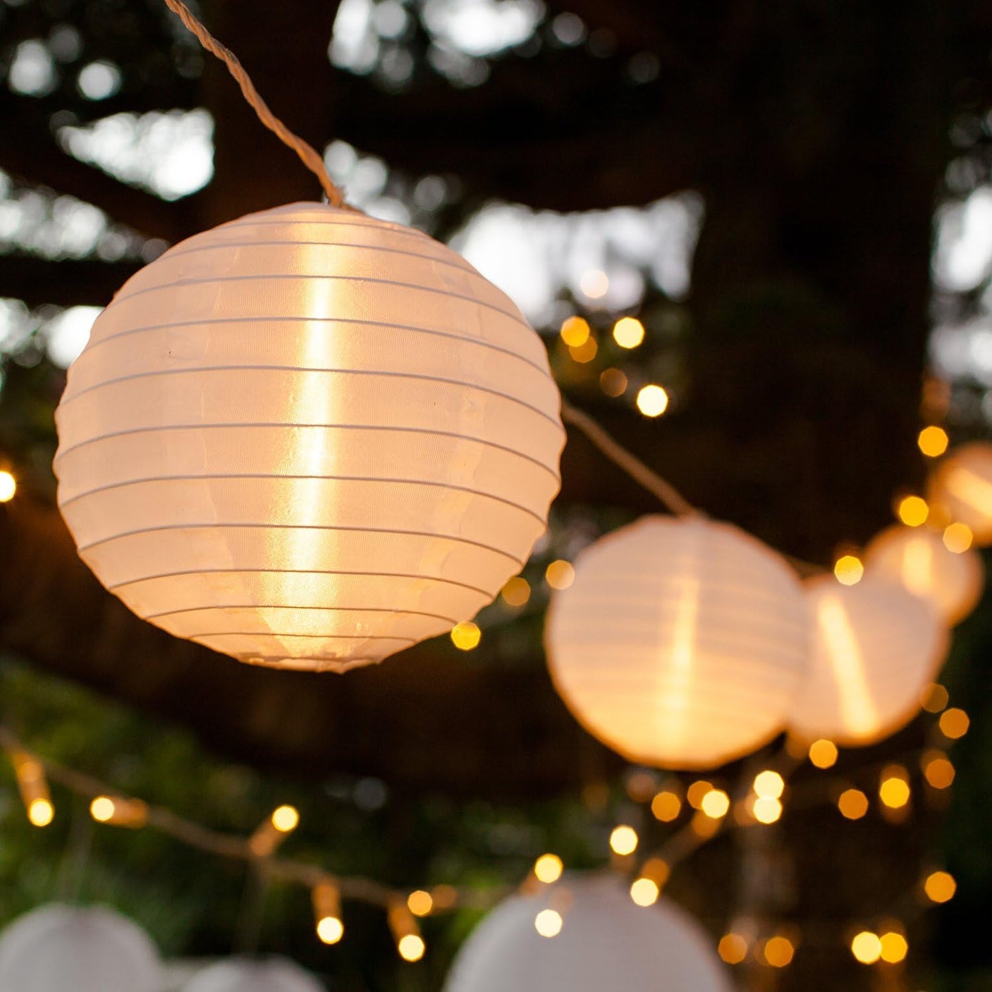 Lampion-Lichterkette, 1 Stk