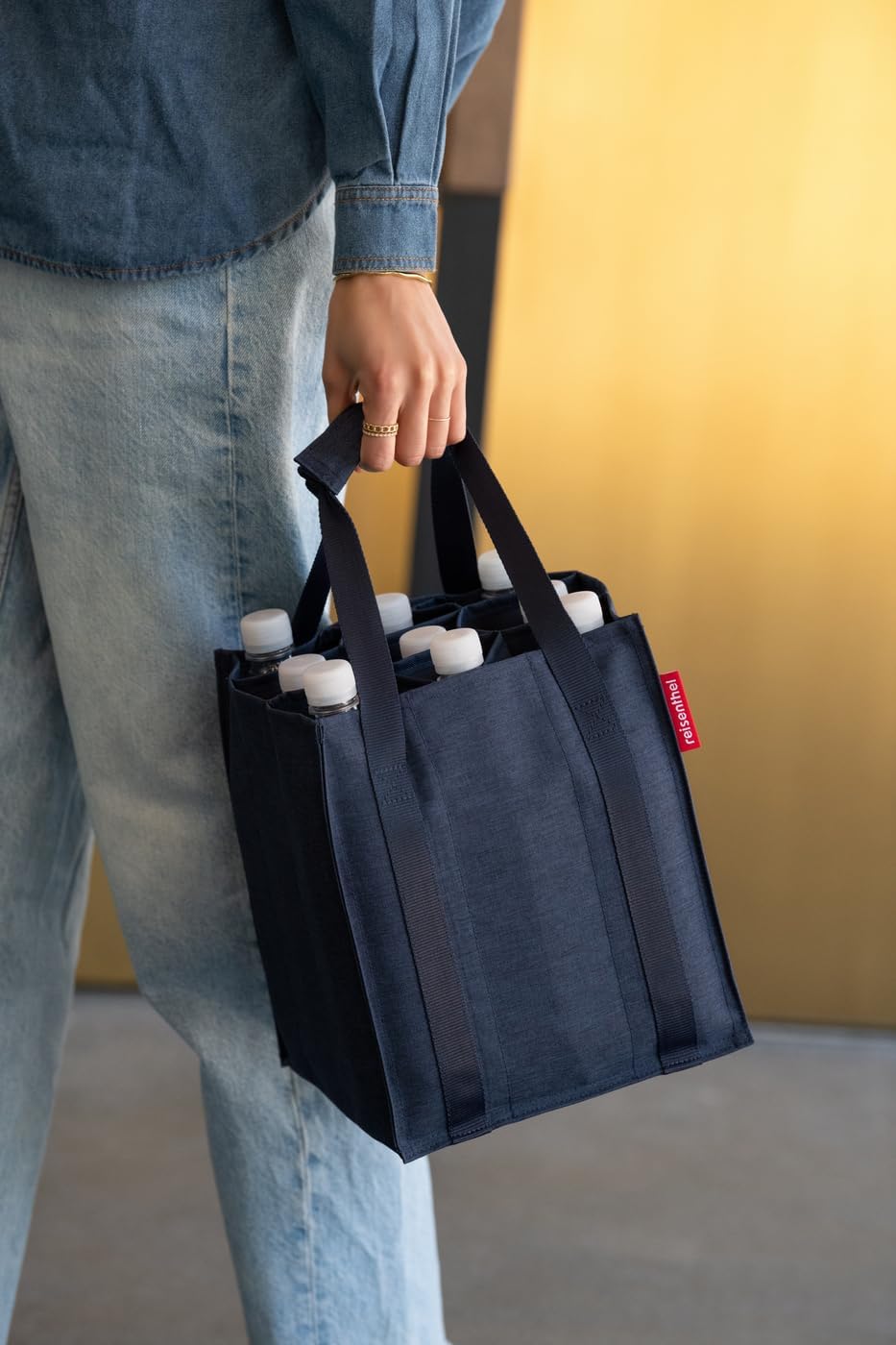 Flaschen-Transporttasche, Twist Navy