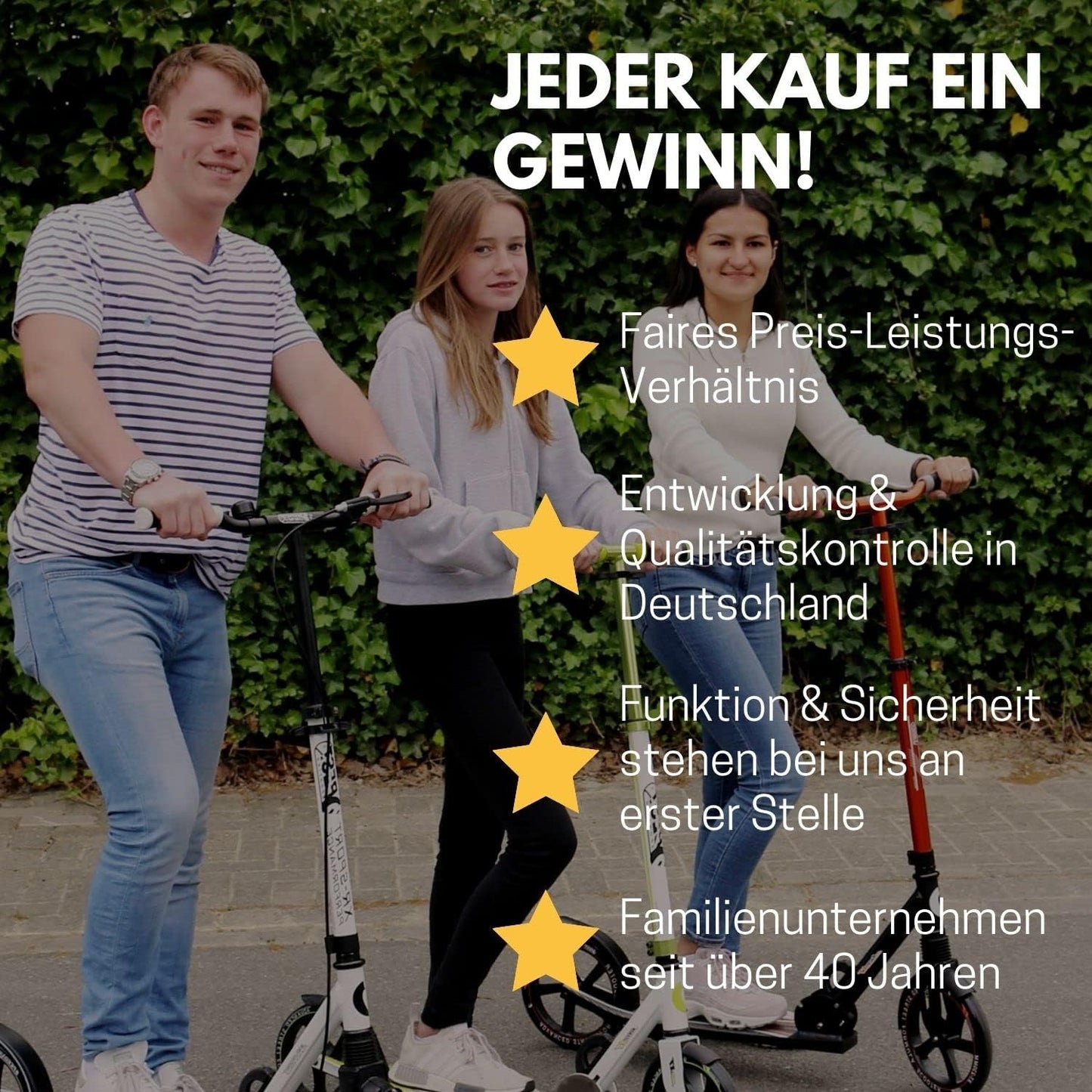 Kinderroller, Basic-Modell: pink-weiss