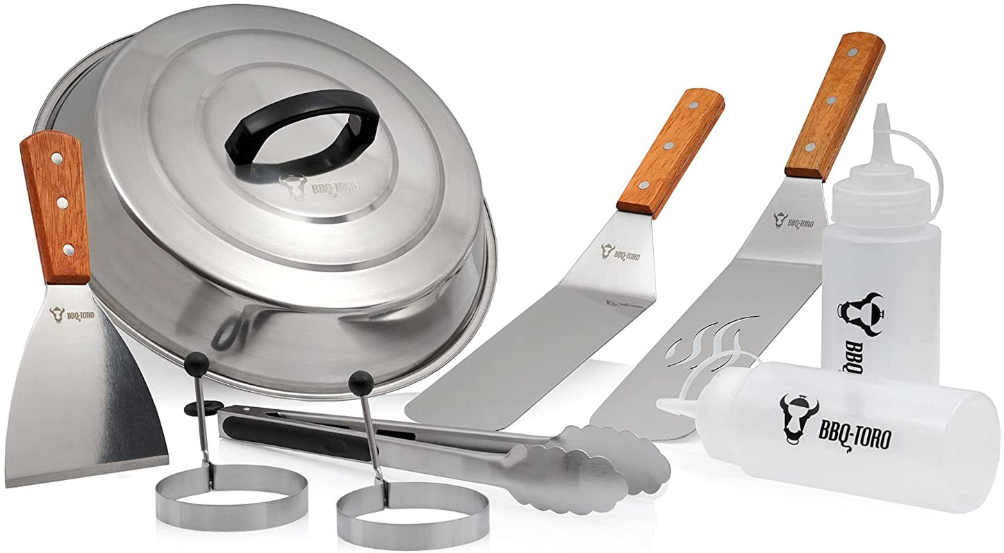 Grillzubehör für Plancha-Grillplatten, Grillzubehör für Plancha-Grillplatten , 9-teilig