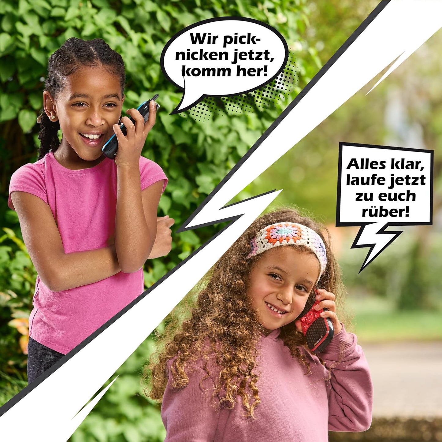 KidiTalkie Explorer 8-in-1 Walkie-Talkies für Kinder