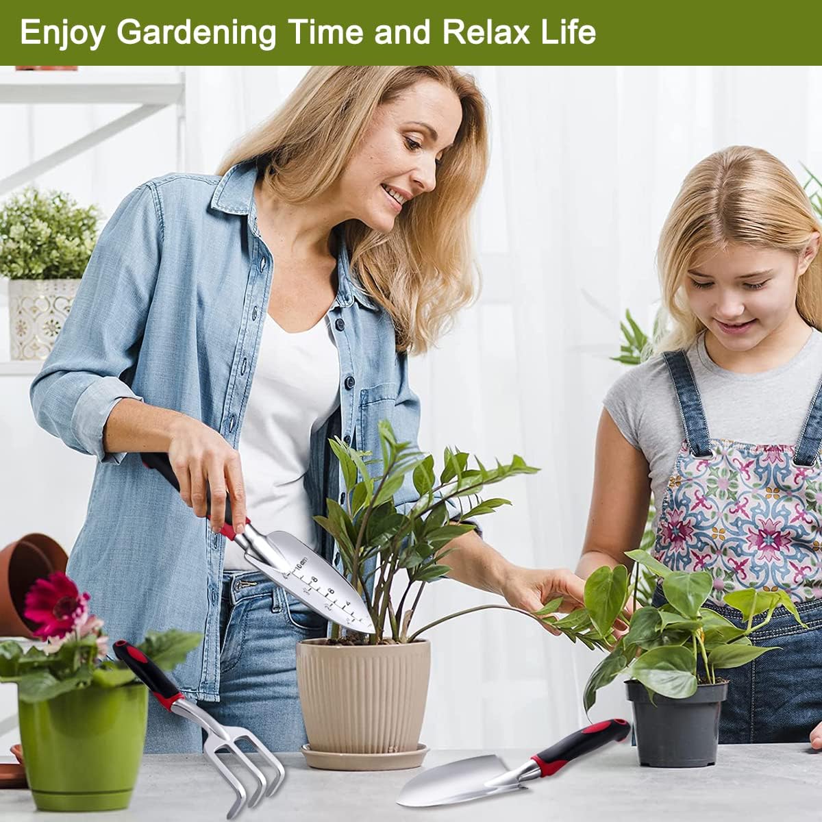 Gartenwerkzeug Set, Rot