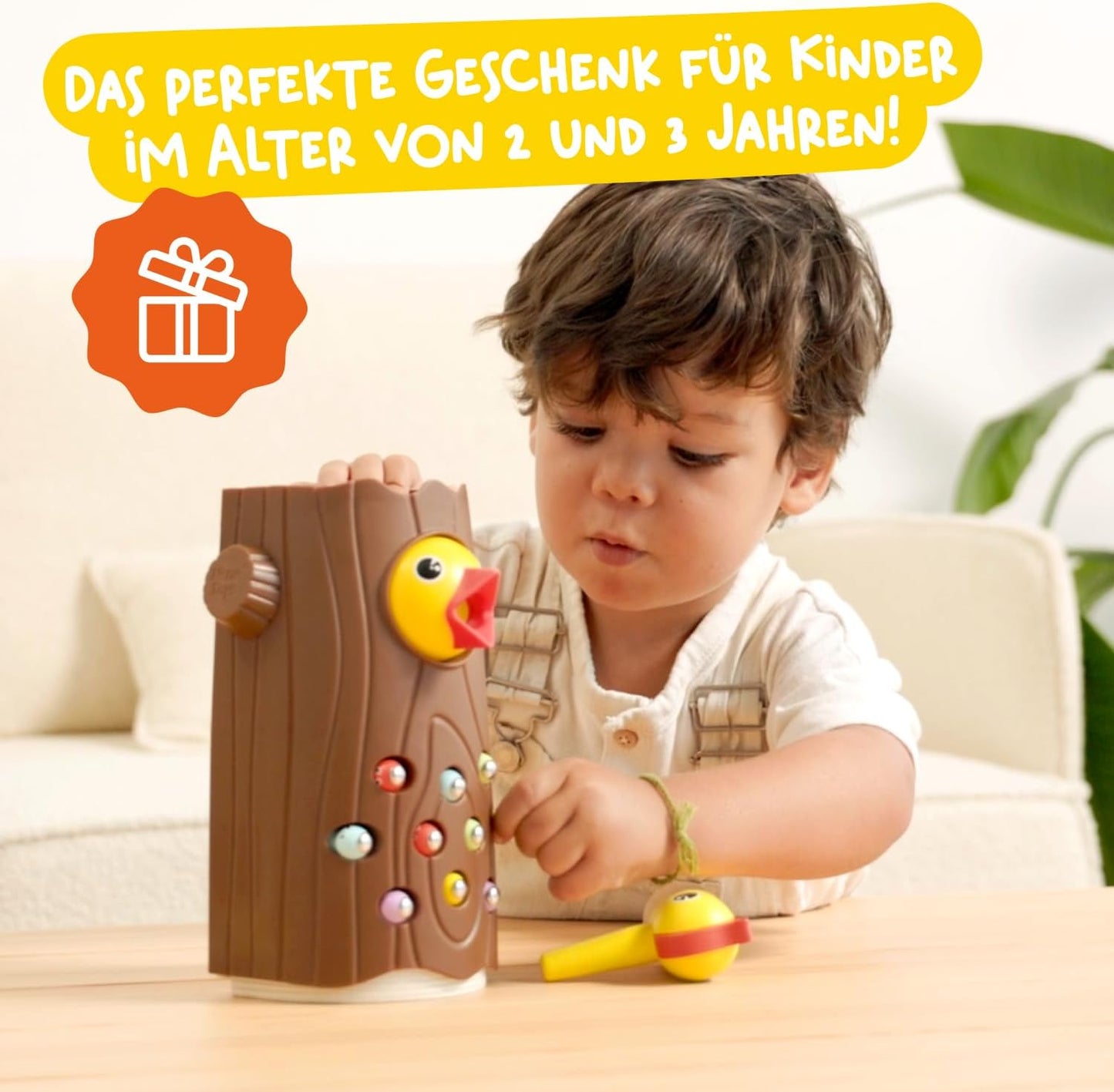 Kleiner Specht Magnetspielzeug