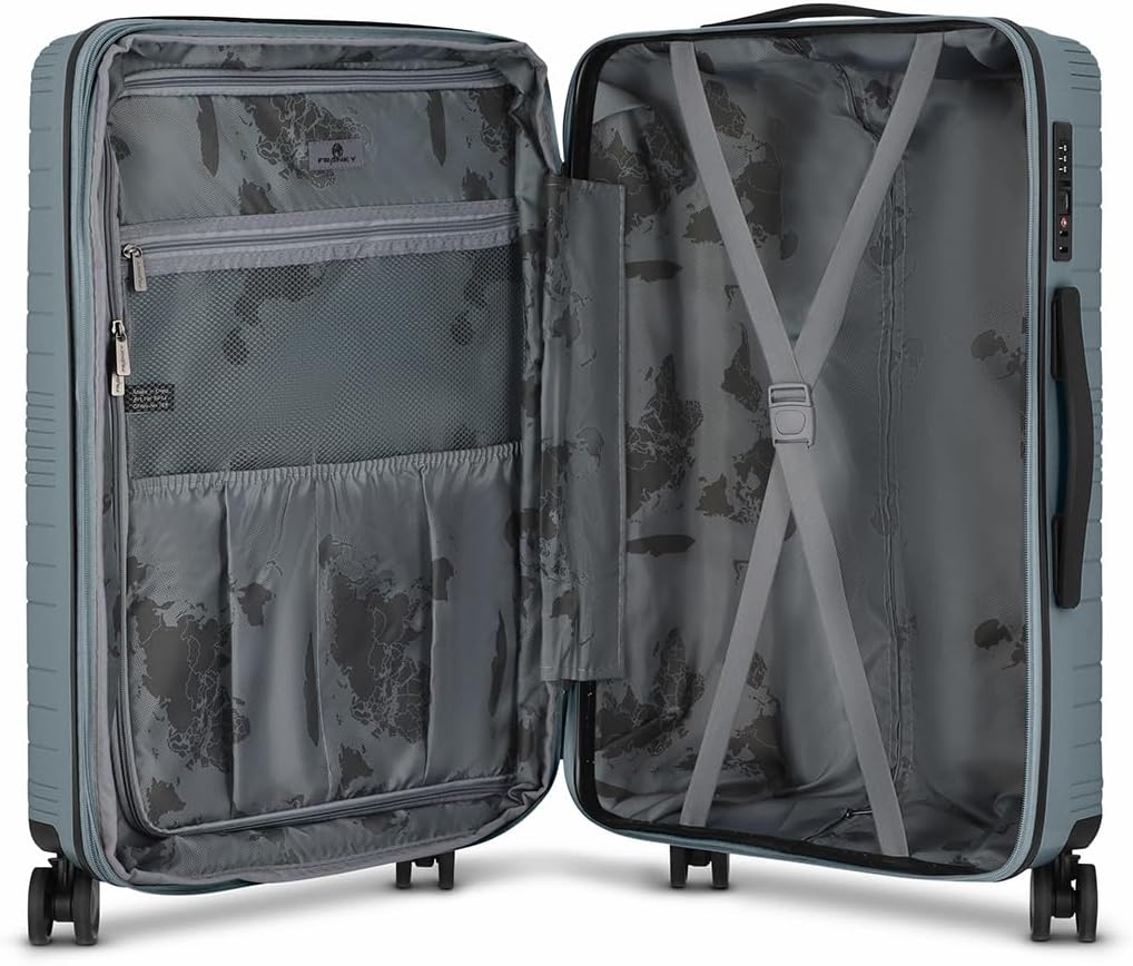 Hartschalen-Trolley, Grey Koffer M (65 cm) erweiterbar