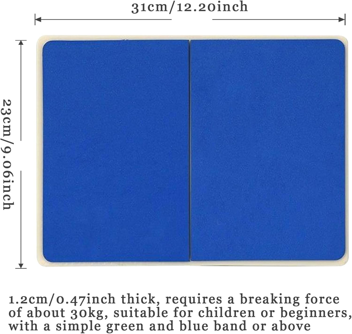 Taekwondo Brechbretter, Blau
