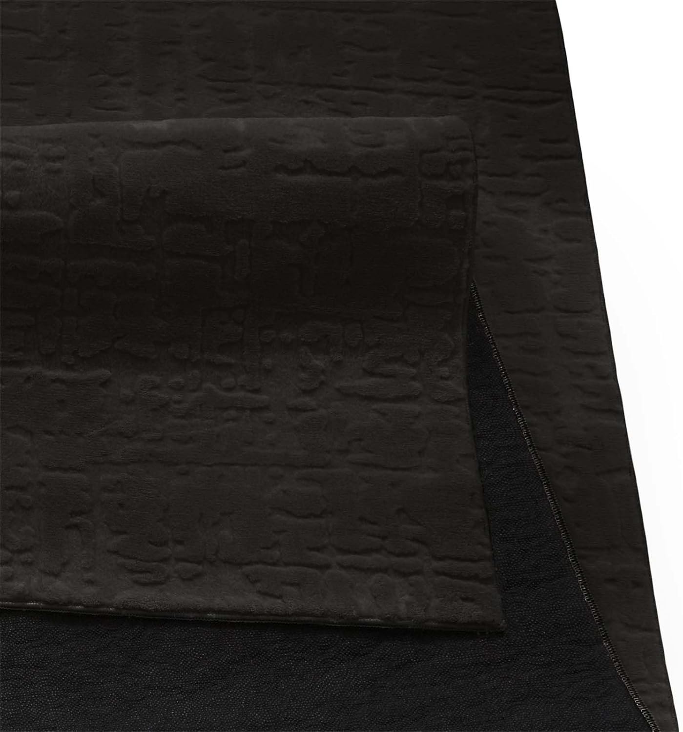 Rutschfeste Badematte, waschbar, Anthrazit Vintage 120 x 170 cm (Rechteckig)