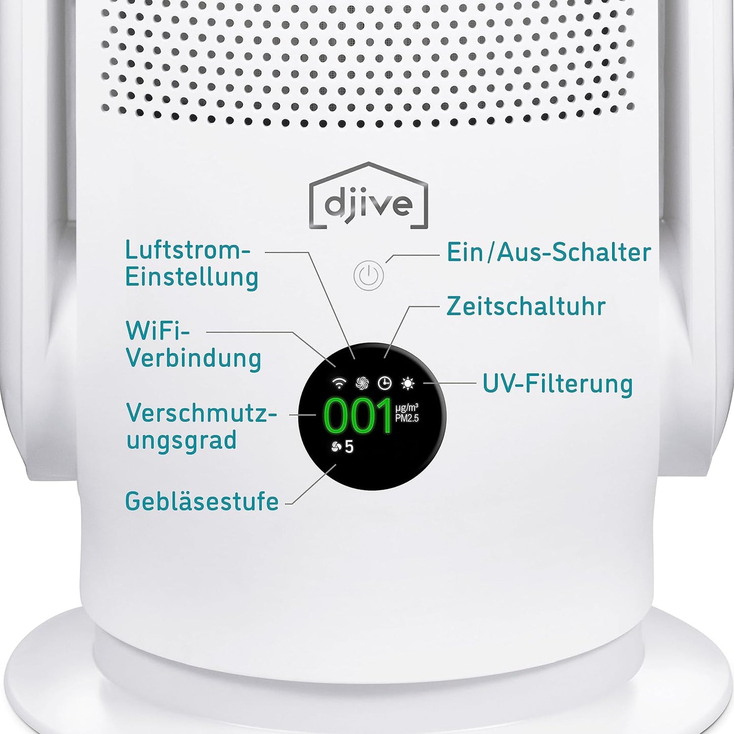 ARC Casual 2in1, Ventilator & Luftreiniger ; Clean White