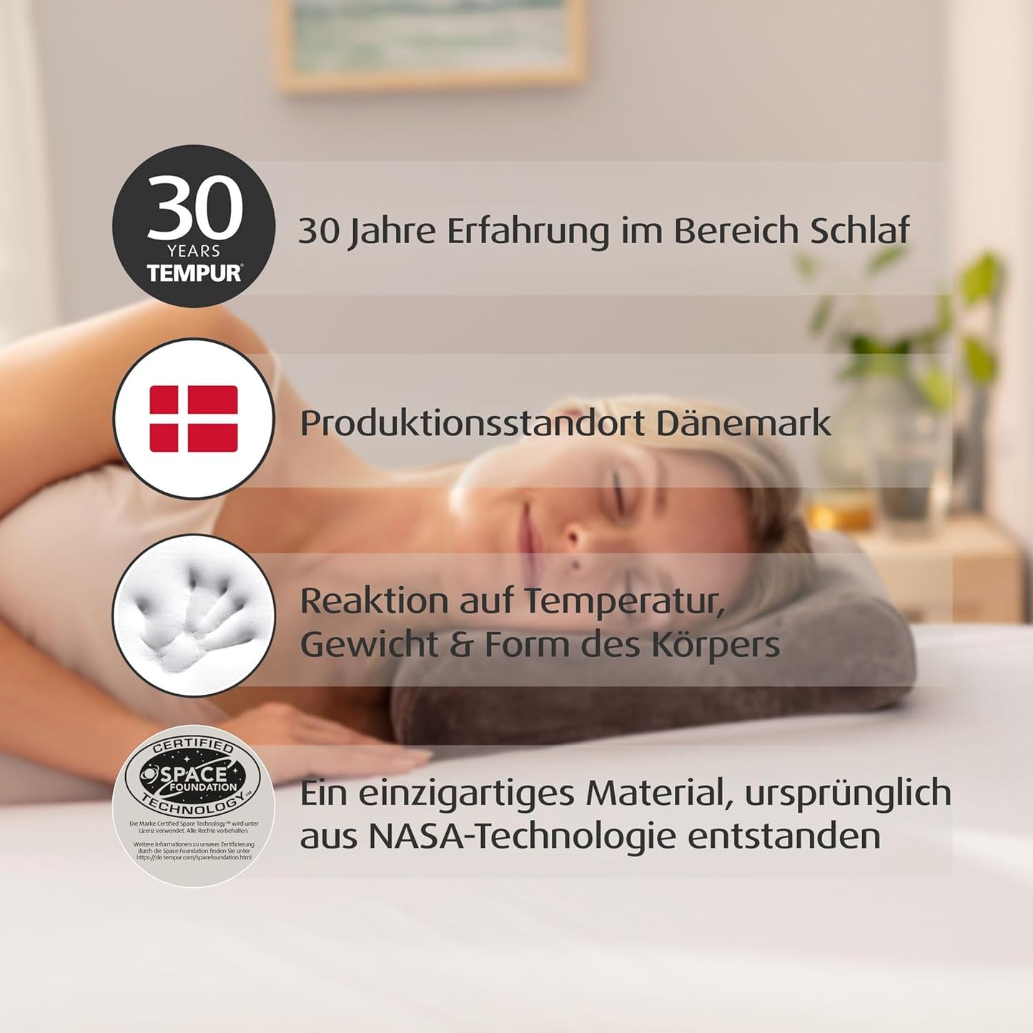 Ergonomisches Reisekissen, Anthrazit