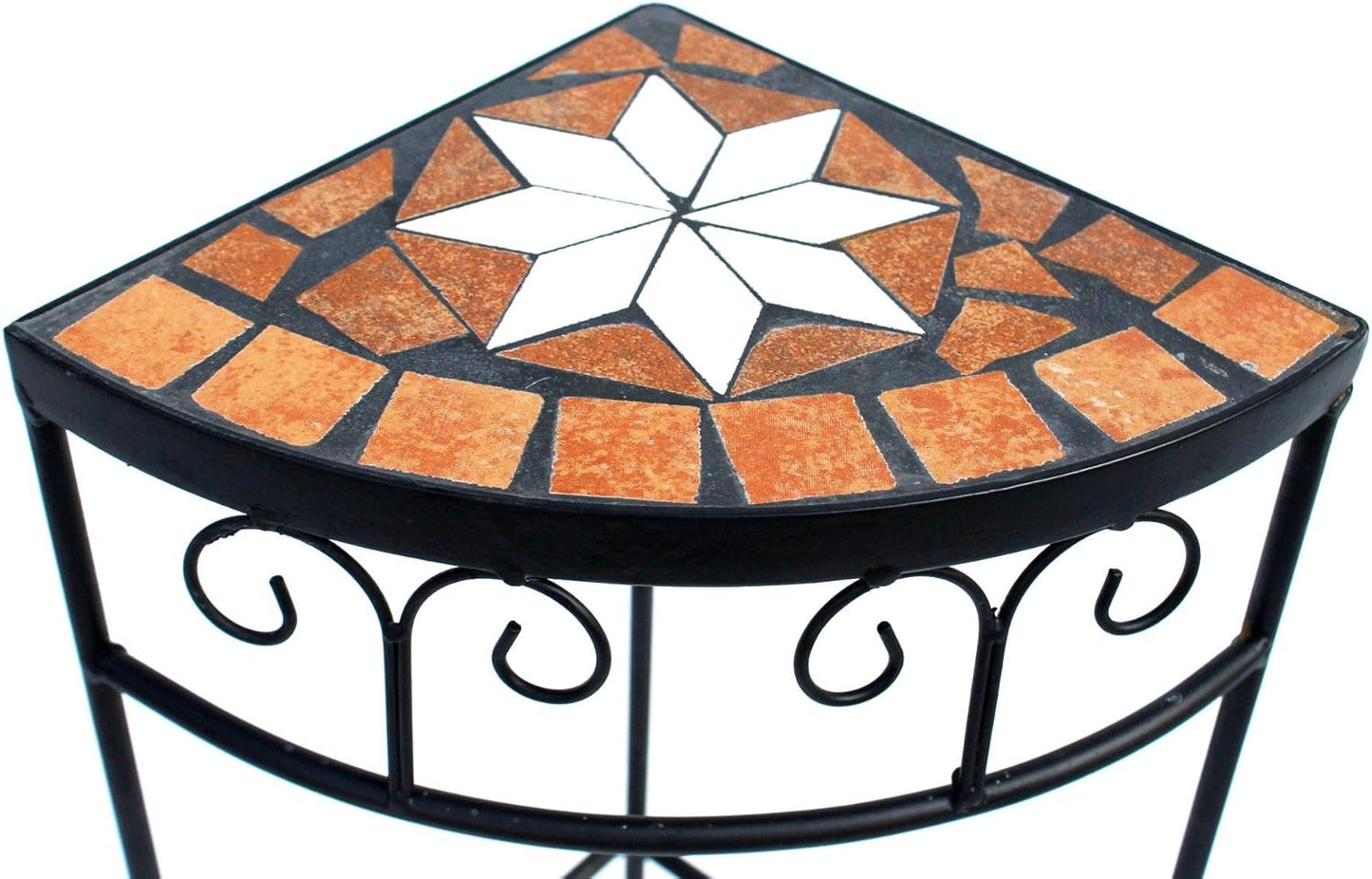Eck-Blumenhocker Mosaik, Höhe 42 cm