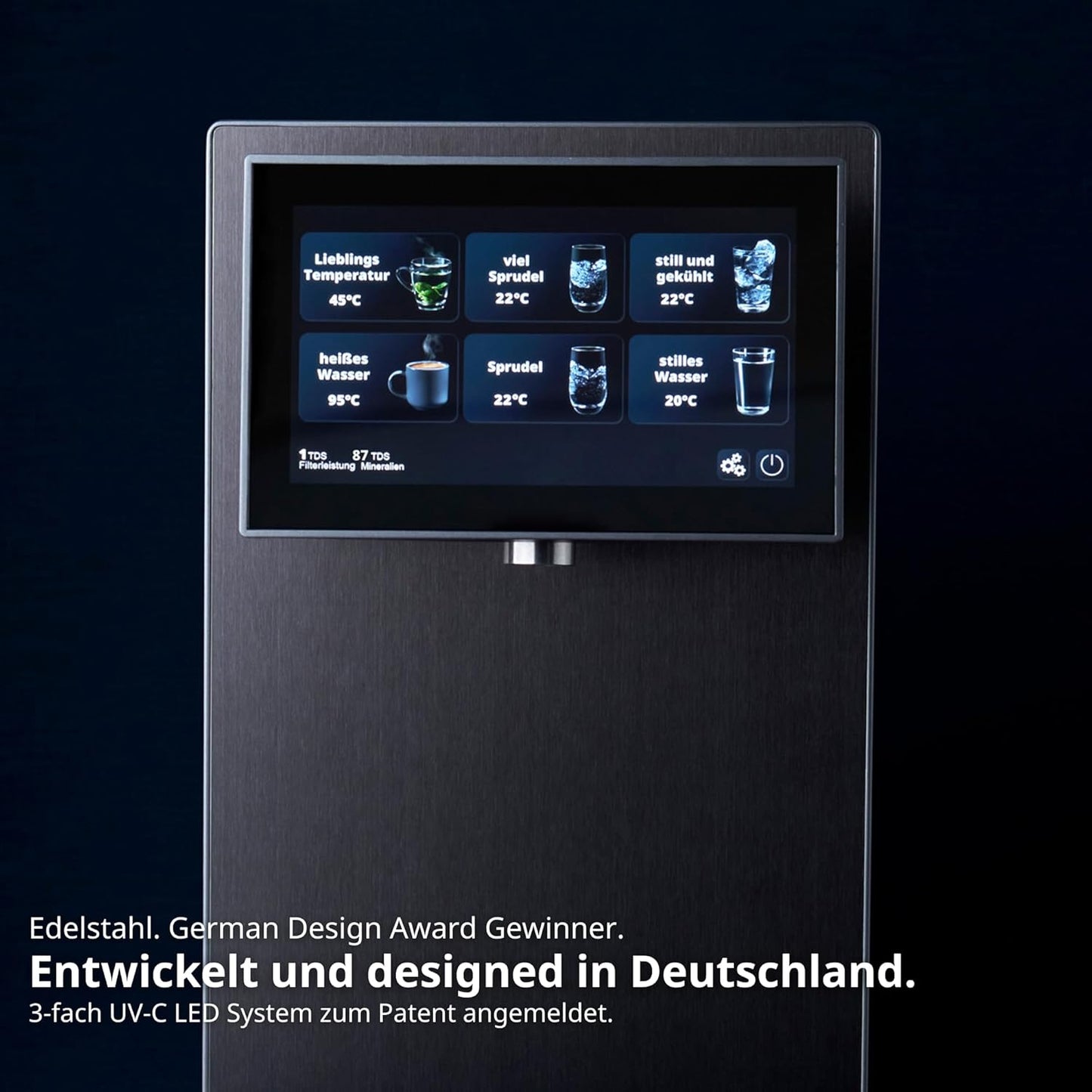 Fusion Pro Auftisch Osmoseanlage mit Wassersprudler