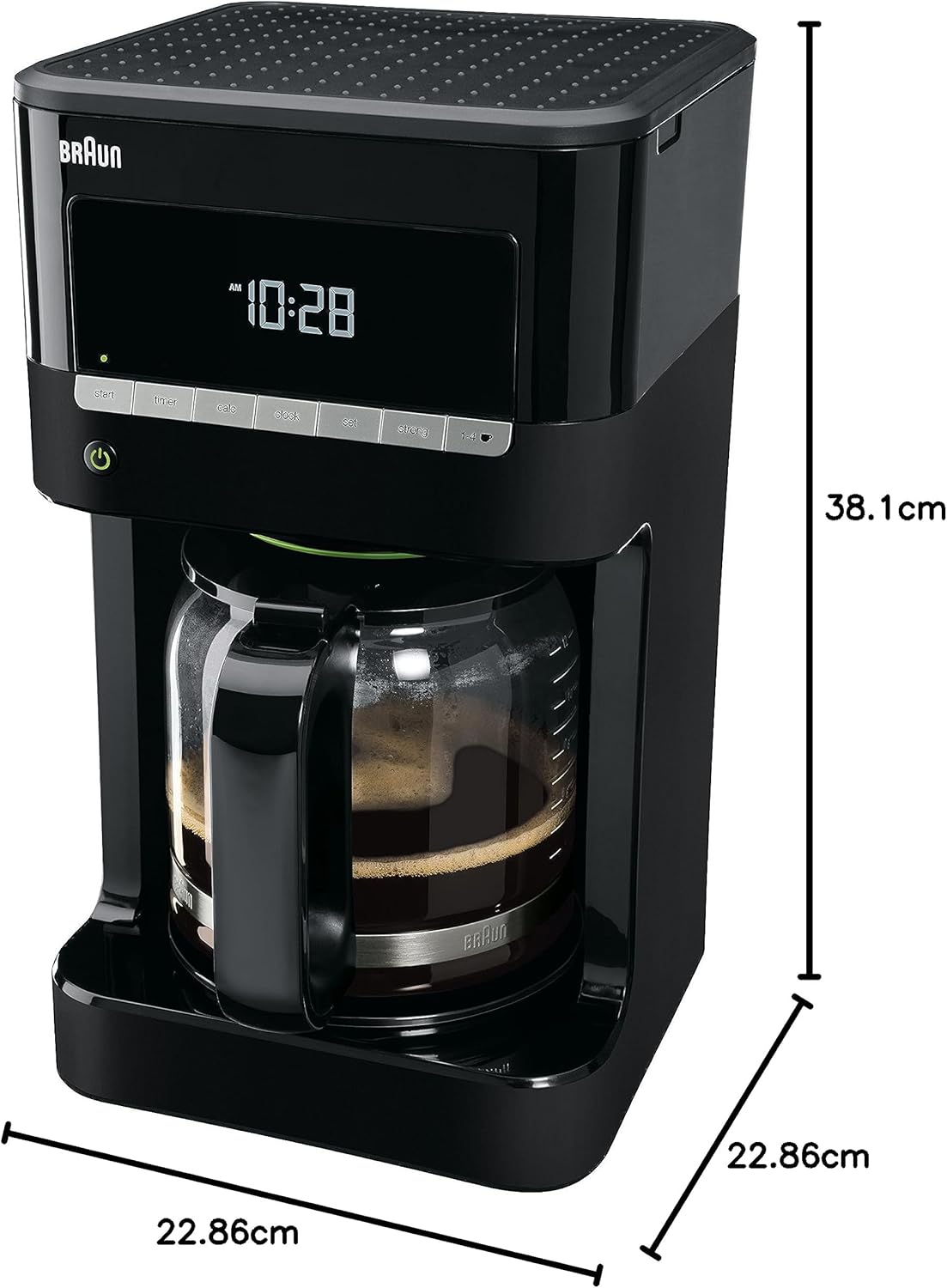 PurAroma 7 Filterkaffeemaschine mit Timer-Funktion, 1000 W, Schwarz