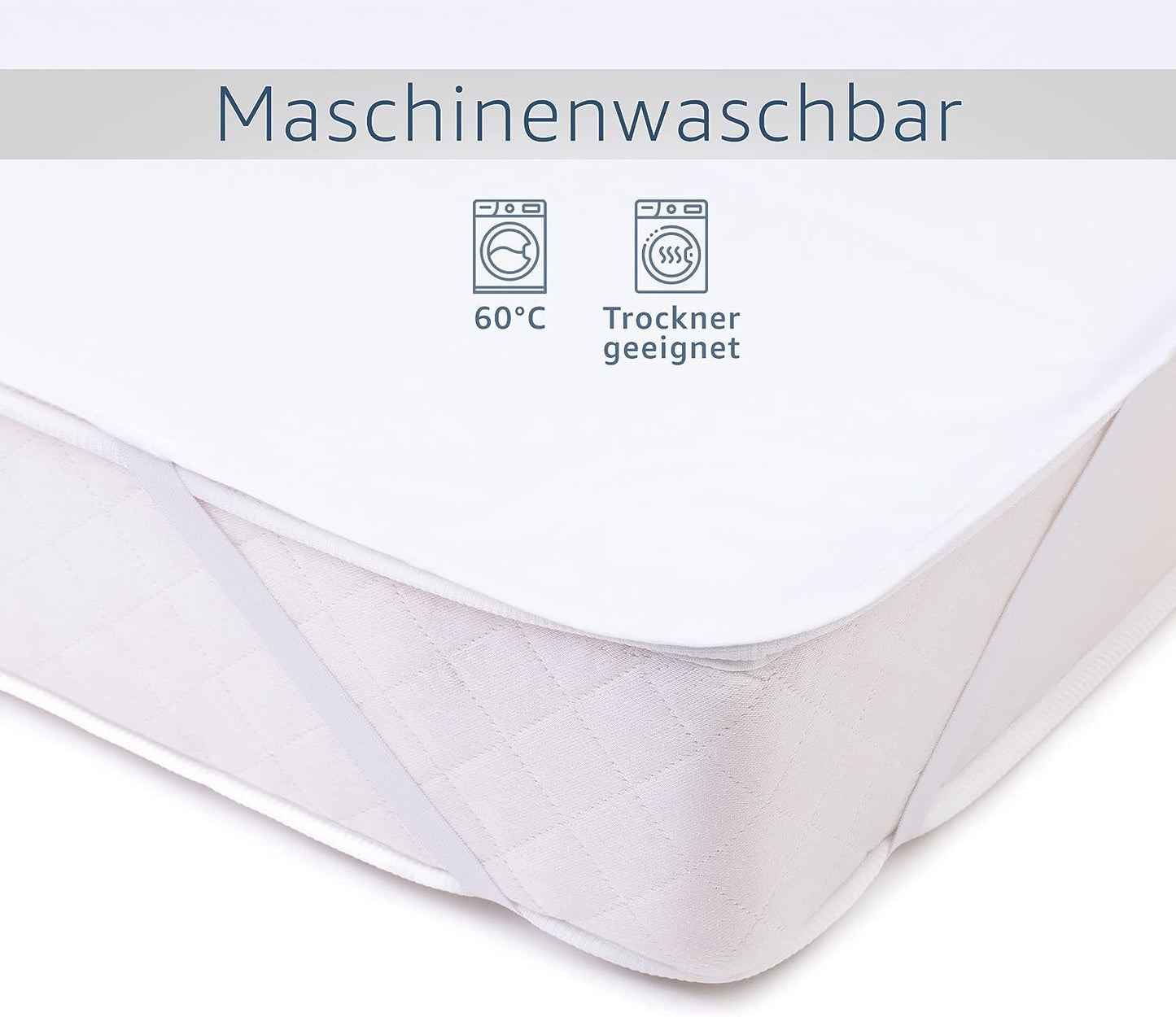 Matratzenschutzauflage 180 x 200 cm, Weiss