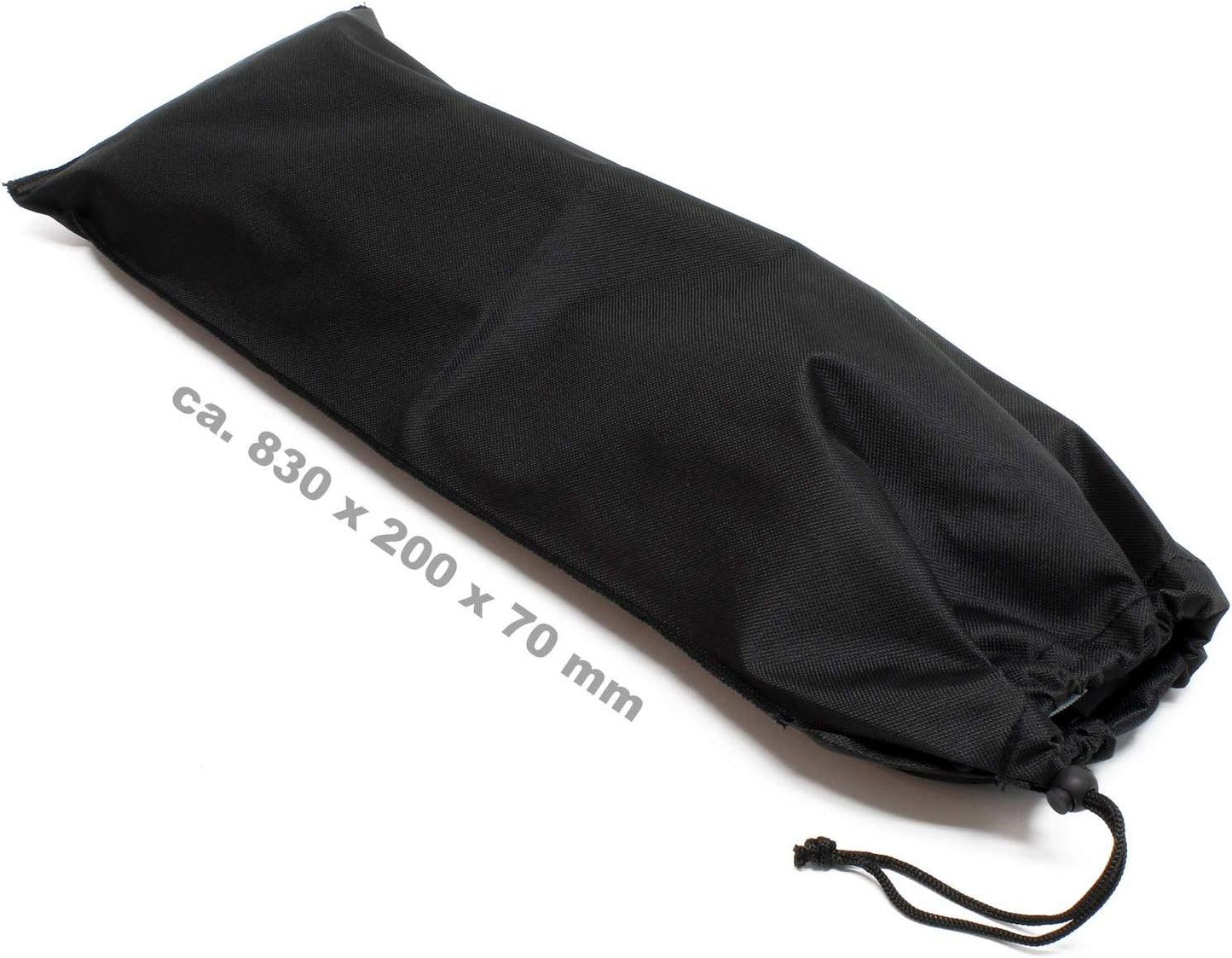 Hundereisebett, schwarz L 92 x B 77 x H 20 cm
