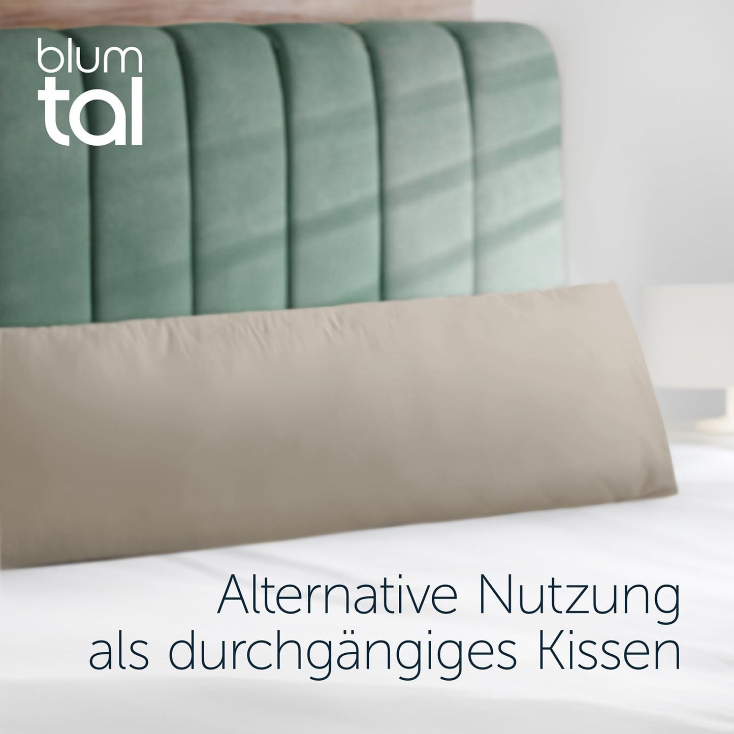 Seitenschläferkissen, Mit Kissenbezug 40 x 145cm