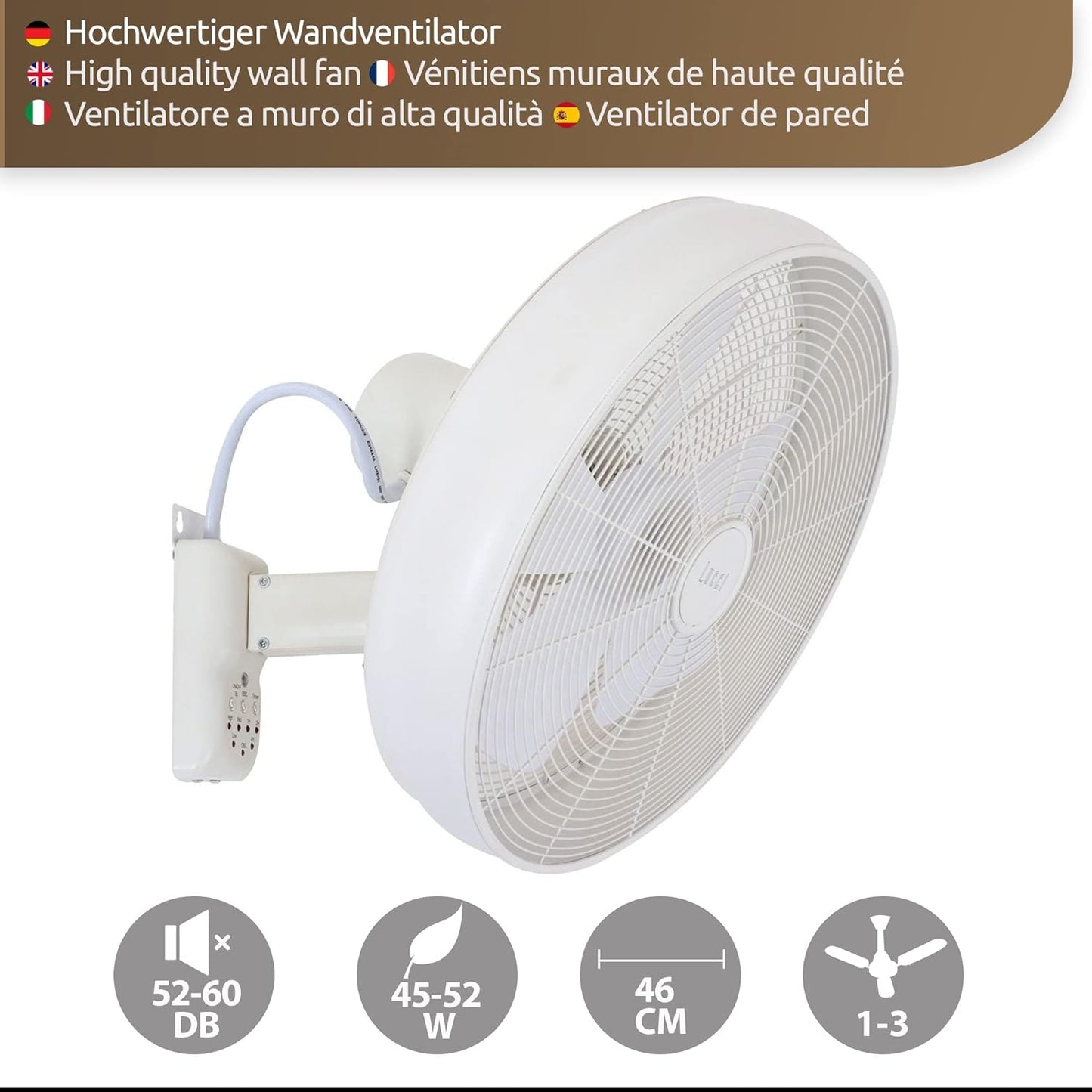 Wandventilator Breeze, Weiss