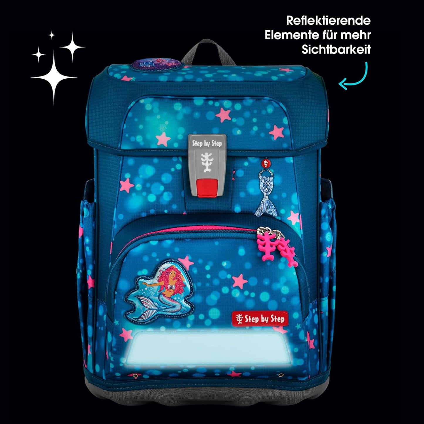 5-teiliges Schulranzen-Set, Mermaid Lola