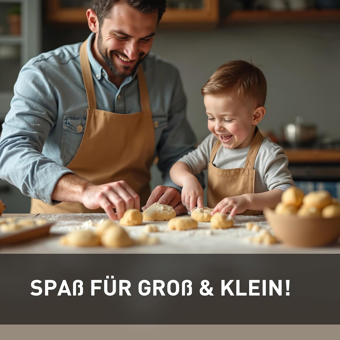 Küchenmaschine mit XL-Rührschüssel, Titan