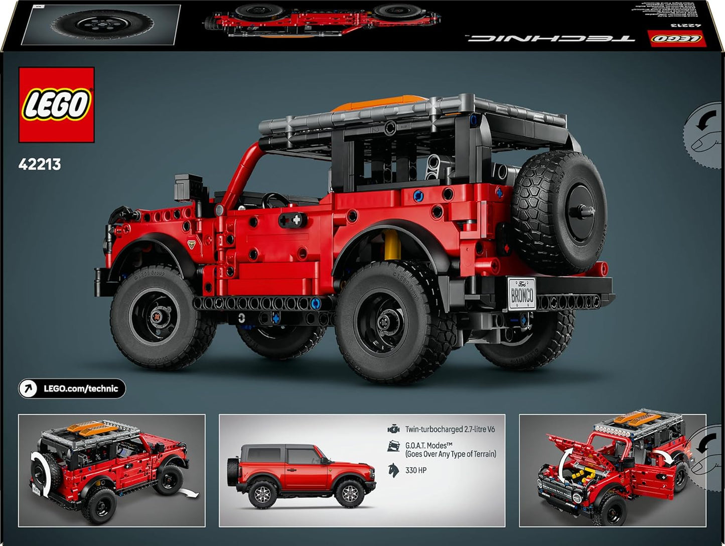 Technic Ford Bronco Offroad-Modellauto Set