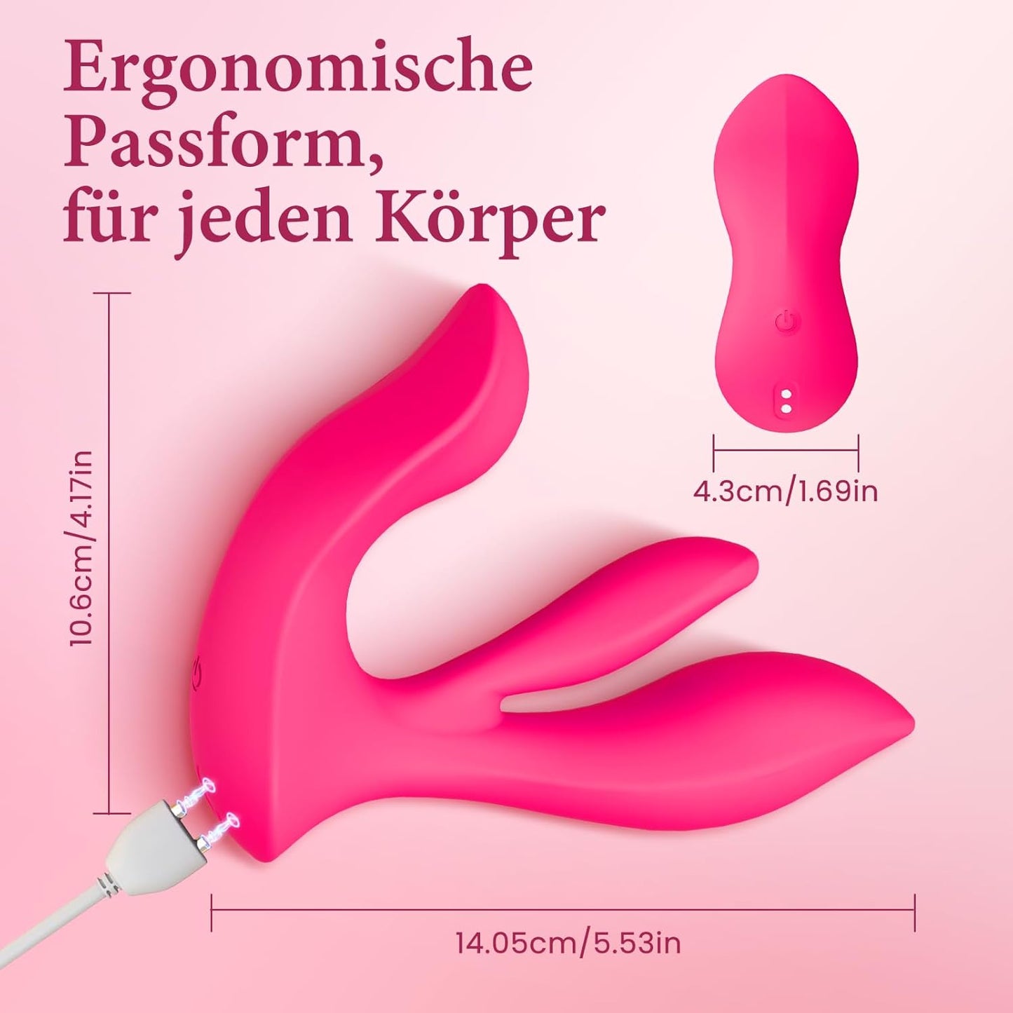 G-Punkt-Vibrator mit App-Fernbedienung, 360° Swing & 9 Modi